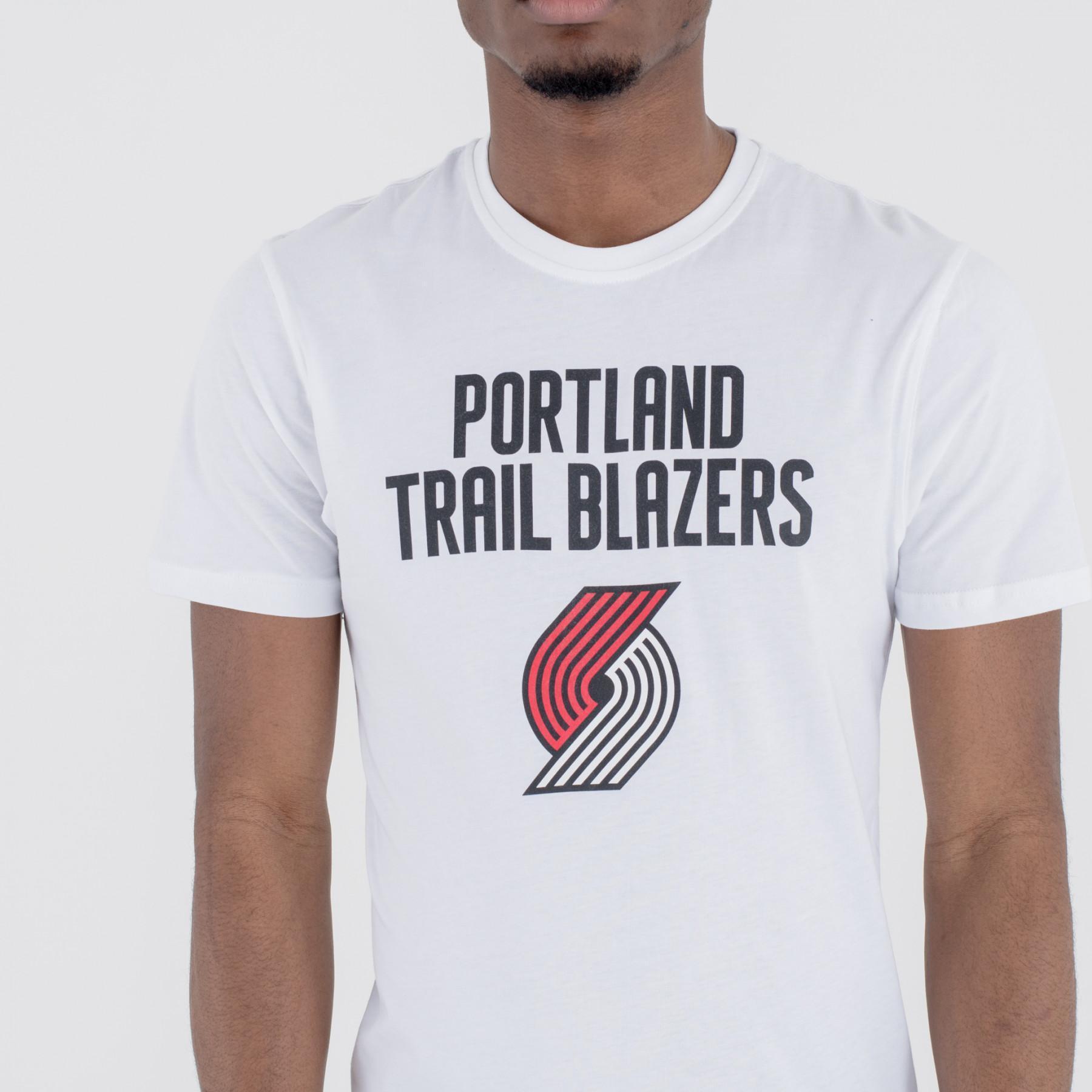  New EraT - s h i r t   logo Portland Trail Blazers