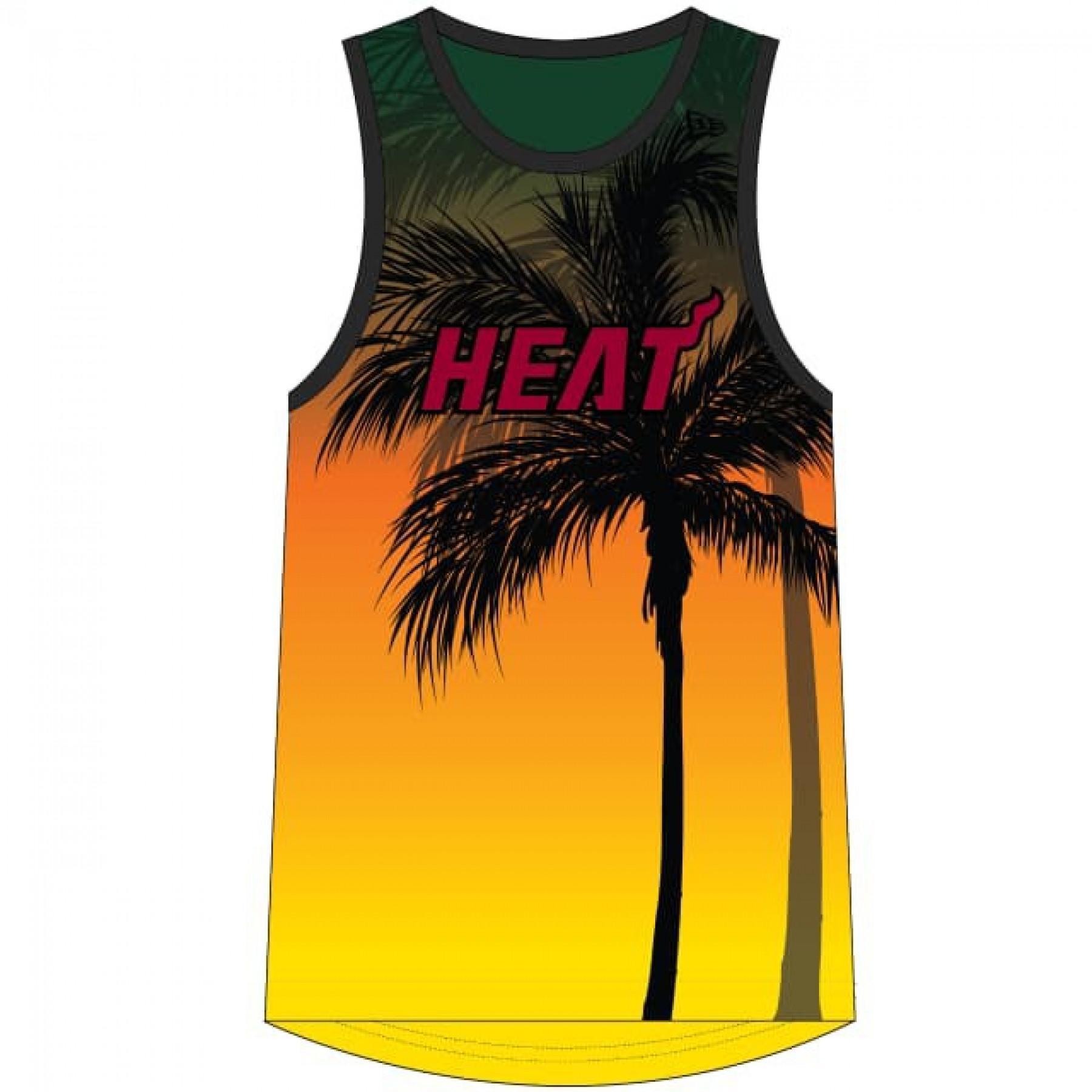 Canotta New Era NBA Miami Heat Aop summer city