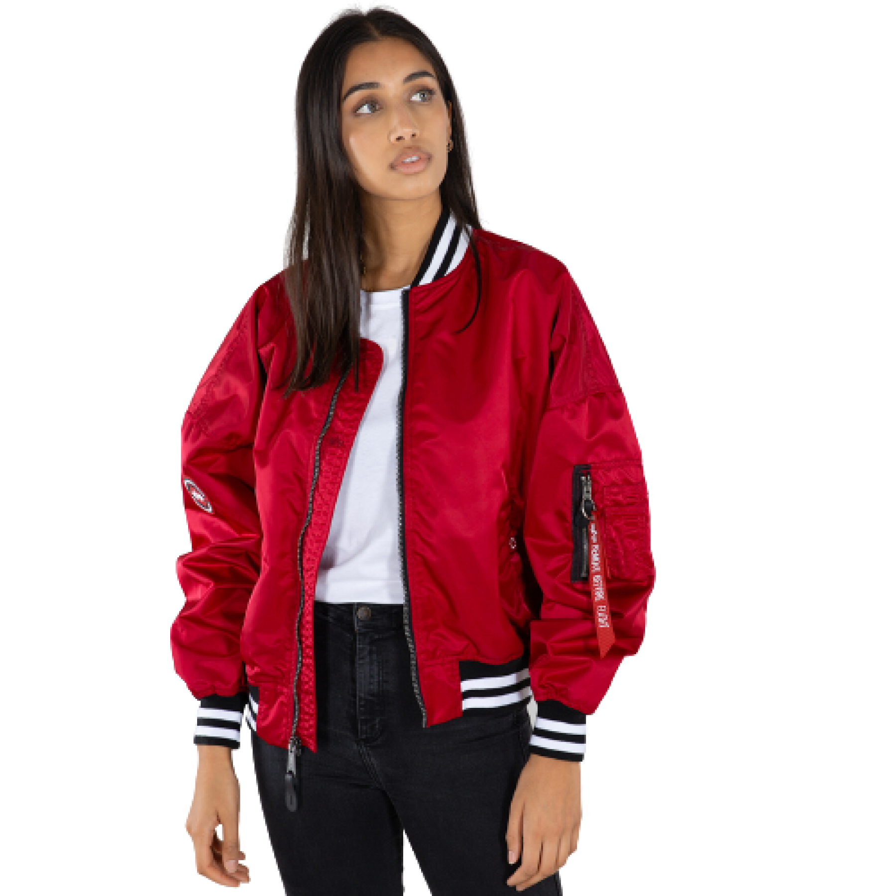 Giacca donna Alpha Industries MA-1 OS Tipped