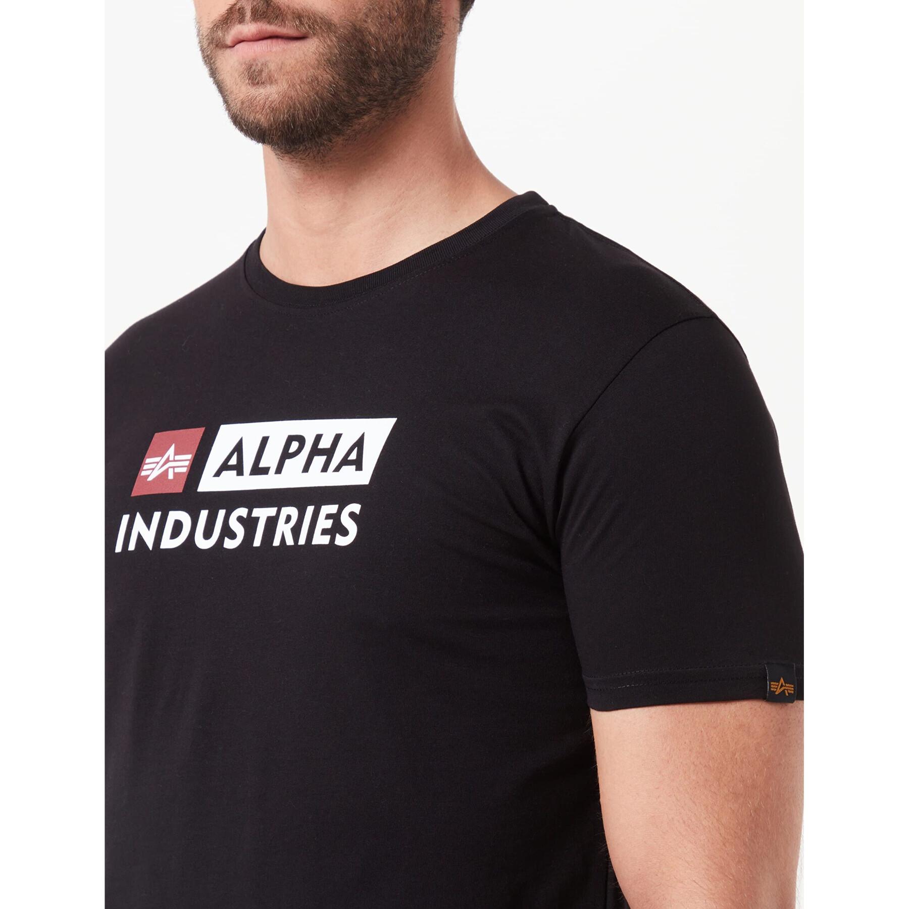 Maglietta Alpha Industries Alpha Block-Logo