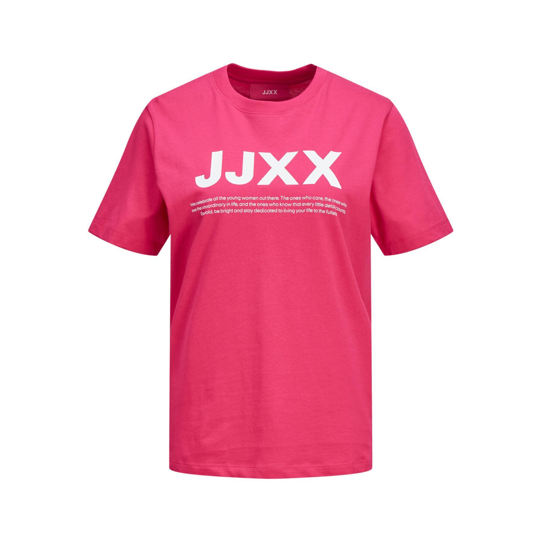 T-shirt donna logo grande JJXX Anna Reg Every