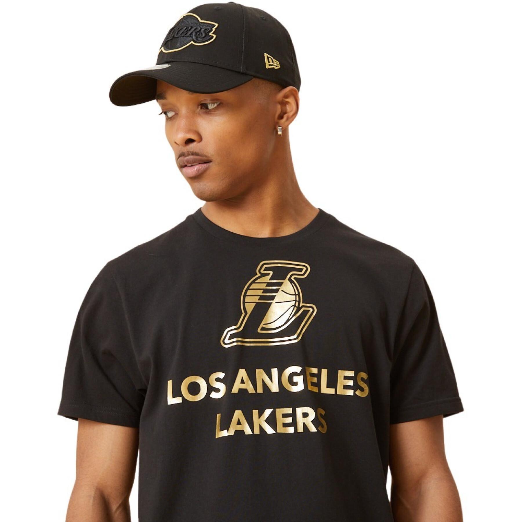 Maglietta Los Angeles Lakers Black And Gold