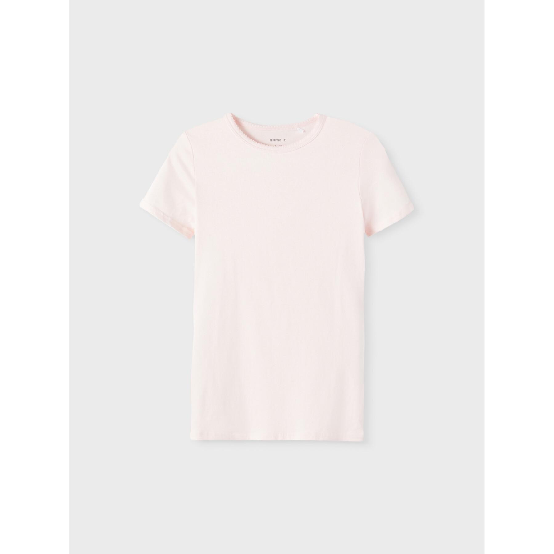 Confezione di 2 t-shirt per ragazze Name it Slim