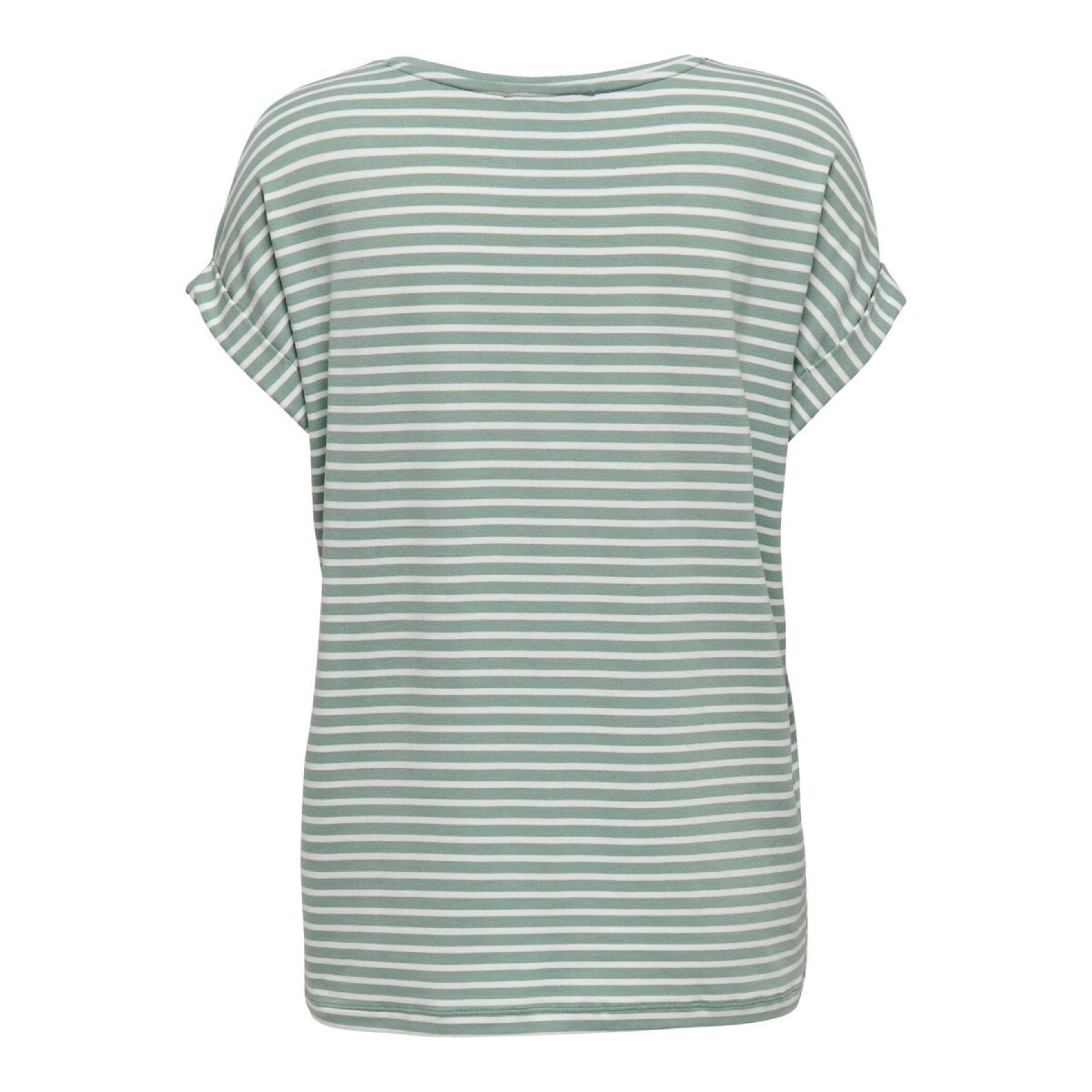 T-shirt donna Only Moster stripe Girocollo