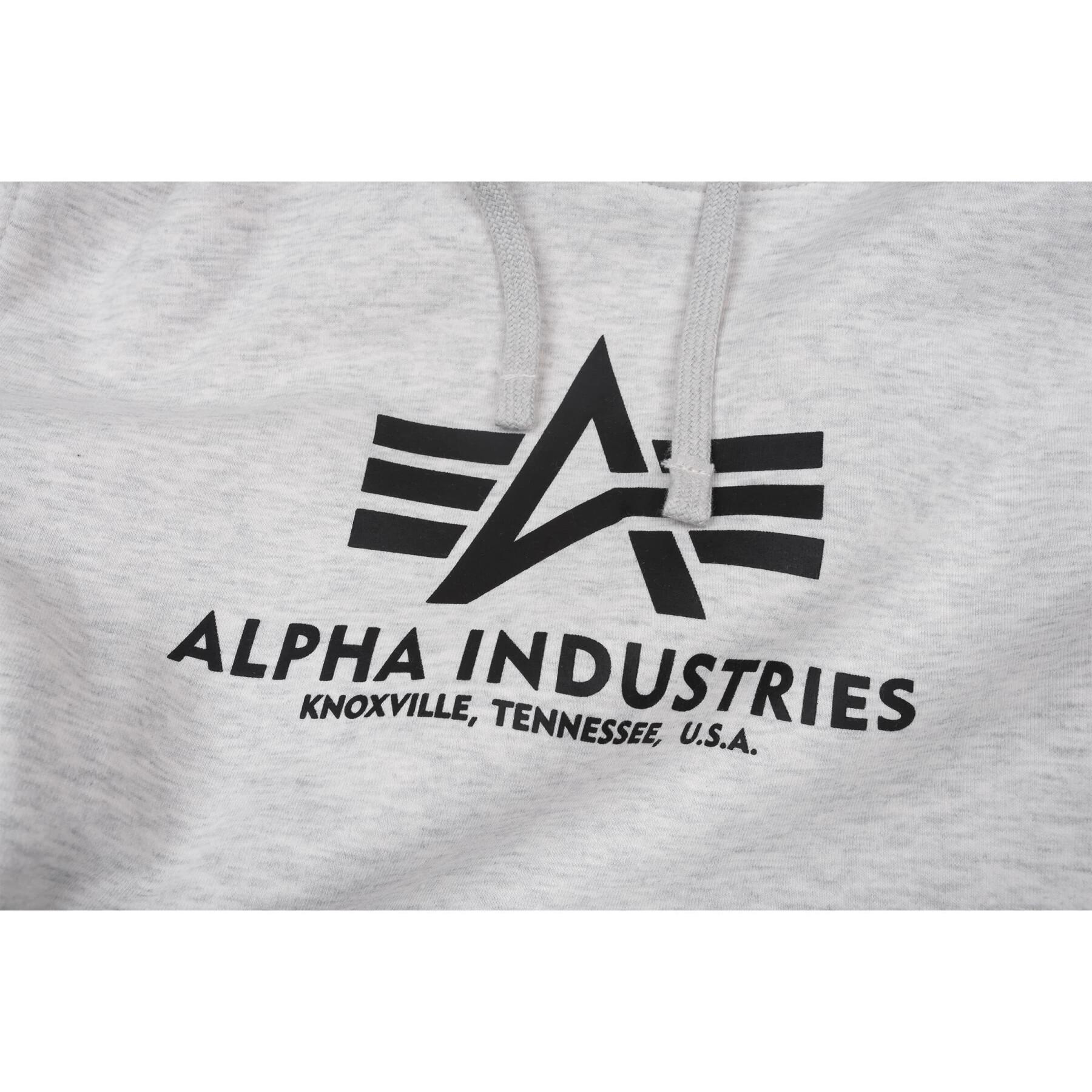 Felpa con cappuccio Alpha Industries Basic