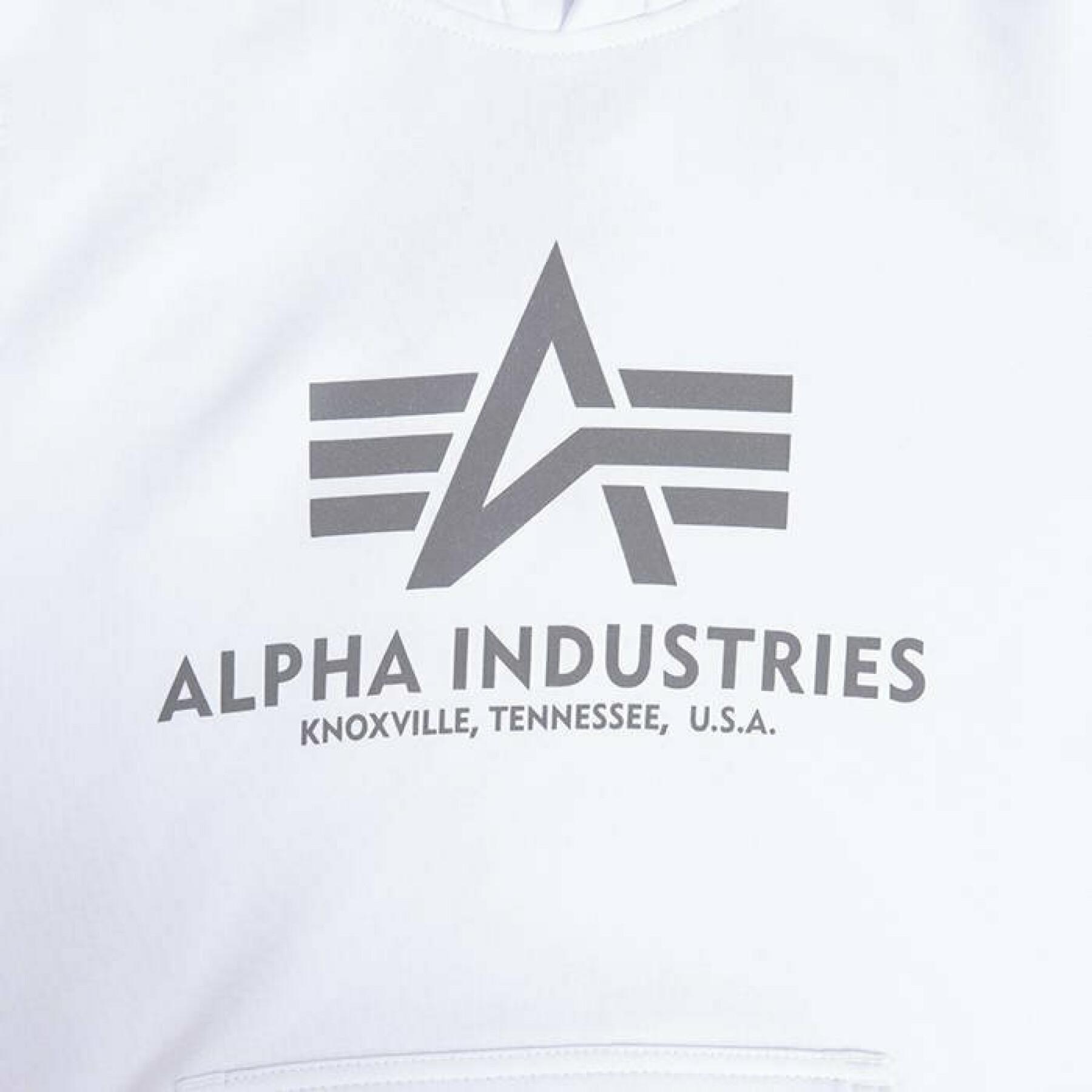 Sweat felpa con cappuccio per bambini Alpha Industries Basic Ref Print