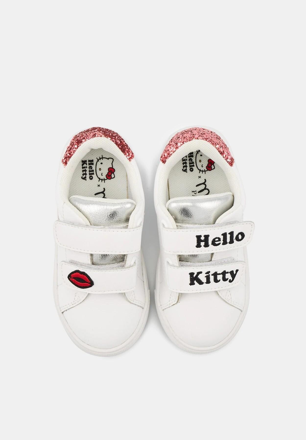 Scarpe da ginnastica da ragazza Bons Baisers de Paname Mini Edith Hello Kitty - Glitter Rose