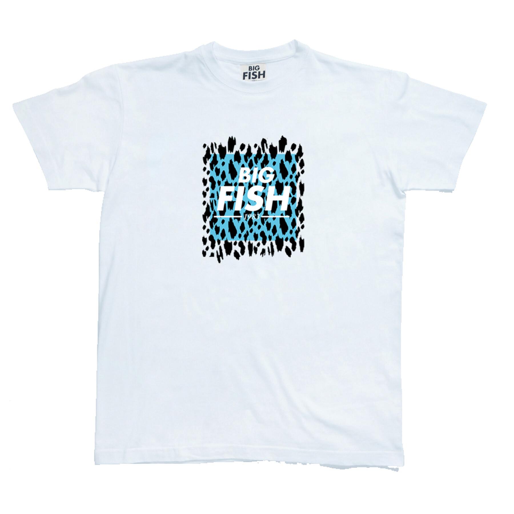 T-shirt Camo Blu Big Fish
