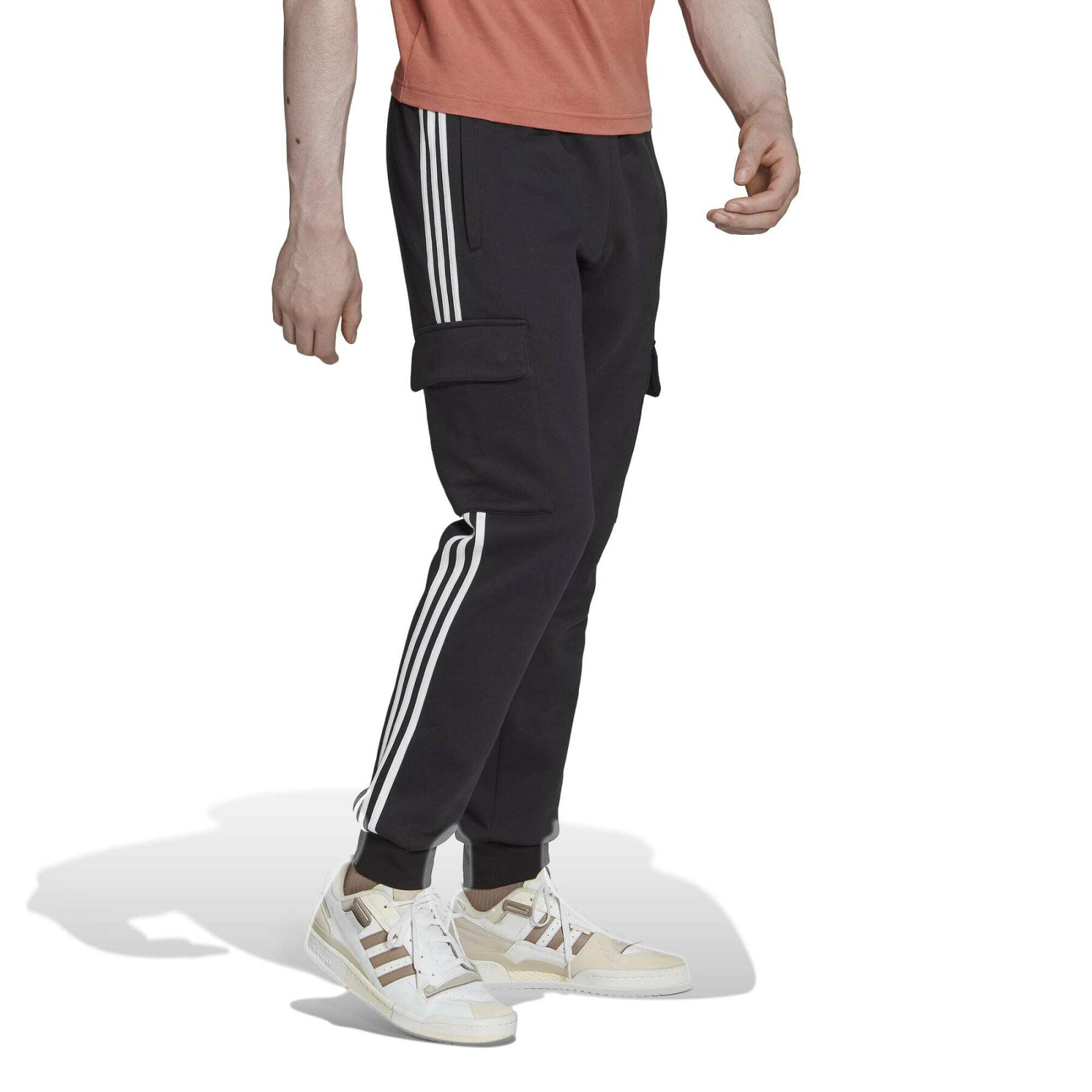 Tuta da jogging cargo slim-fit a 3 strisce adidas Originals Adicolor