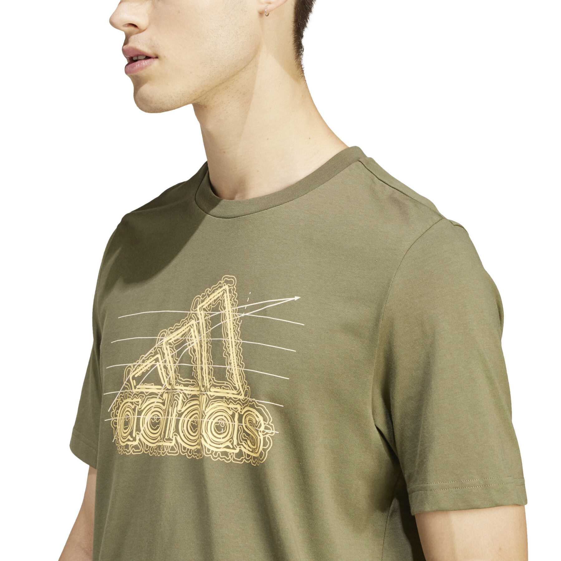 T-shirt grafica con distintivo di crescita adidas