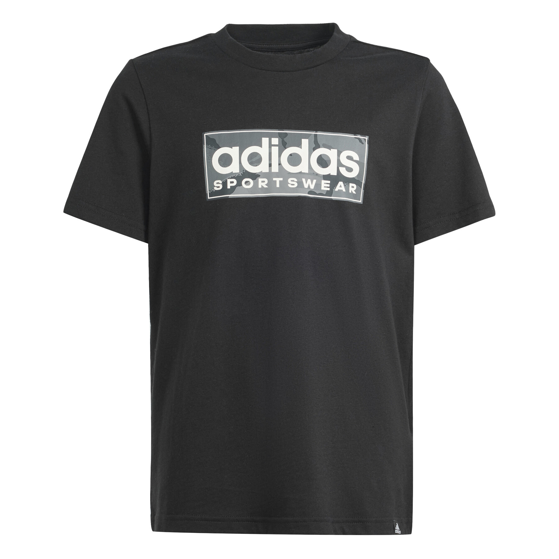 T-shirt grafica per bambini Adidas Camo Linear
