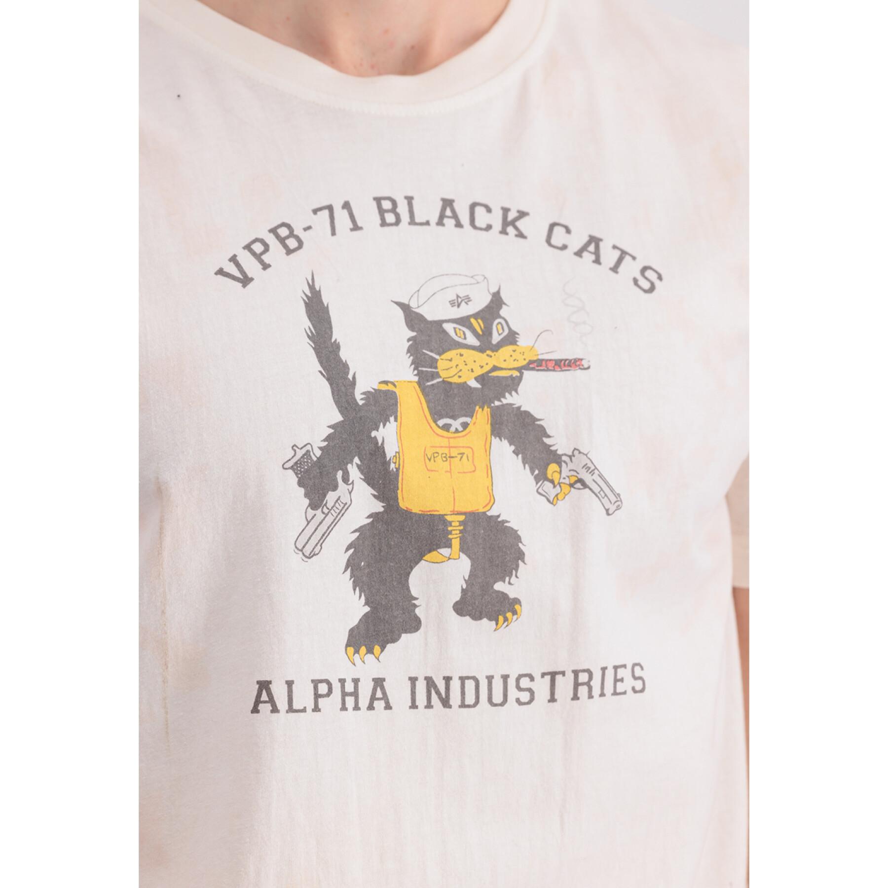Maglietta Alpha Industries Black Cats