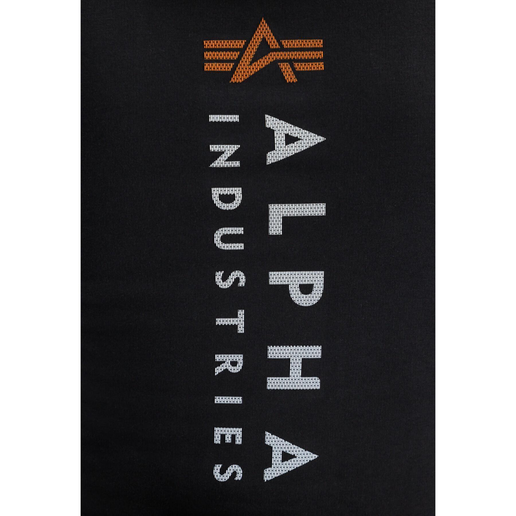Felpa con cappuccio Alpha Industries R Print