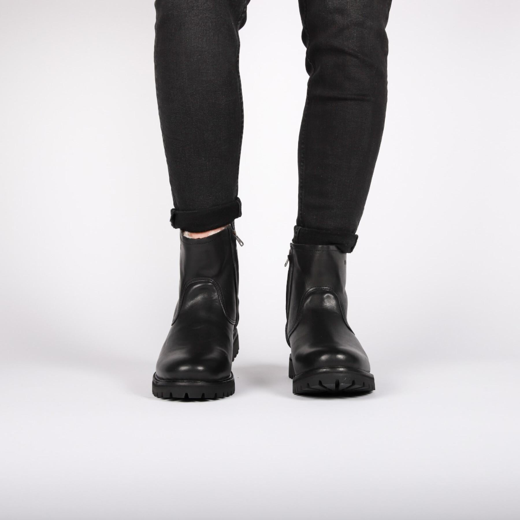 Stivali con zip rivestiti di pelliccia Blackstone OM63