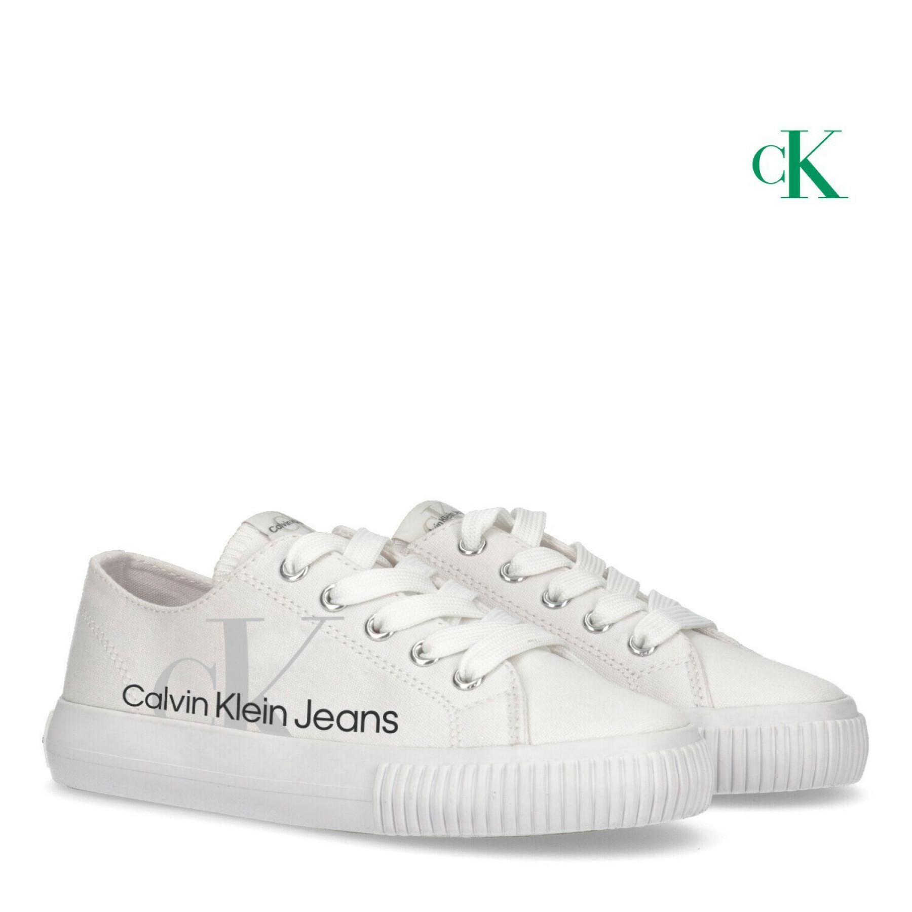 Scarpe da ginnastica basse con lacci per bambini Calvin Klein
