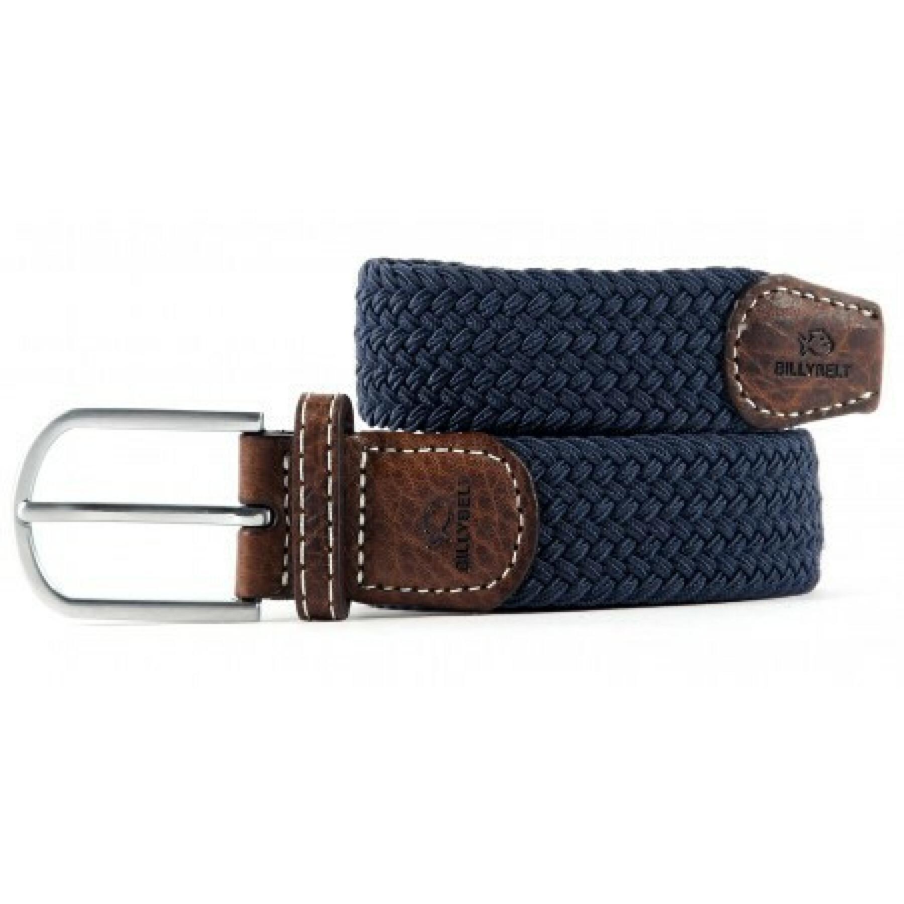 Cintura elastica intrecciata Billybelt Bleu Ardoise