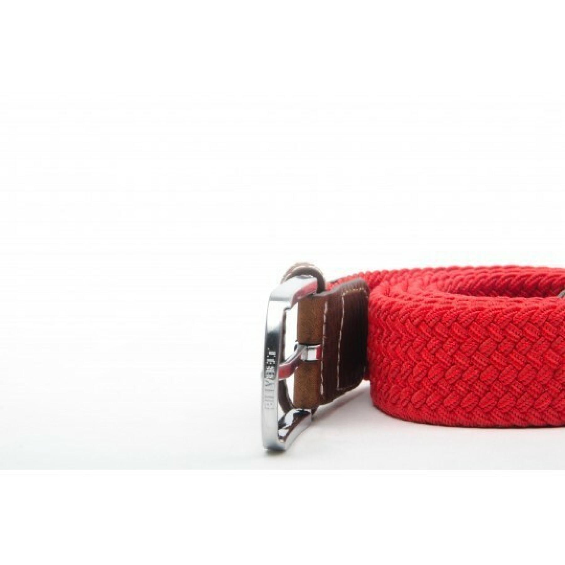 Cintura elastica intrecciata Billybelt Rouge Grenade