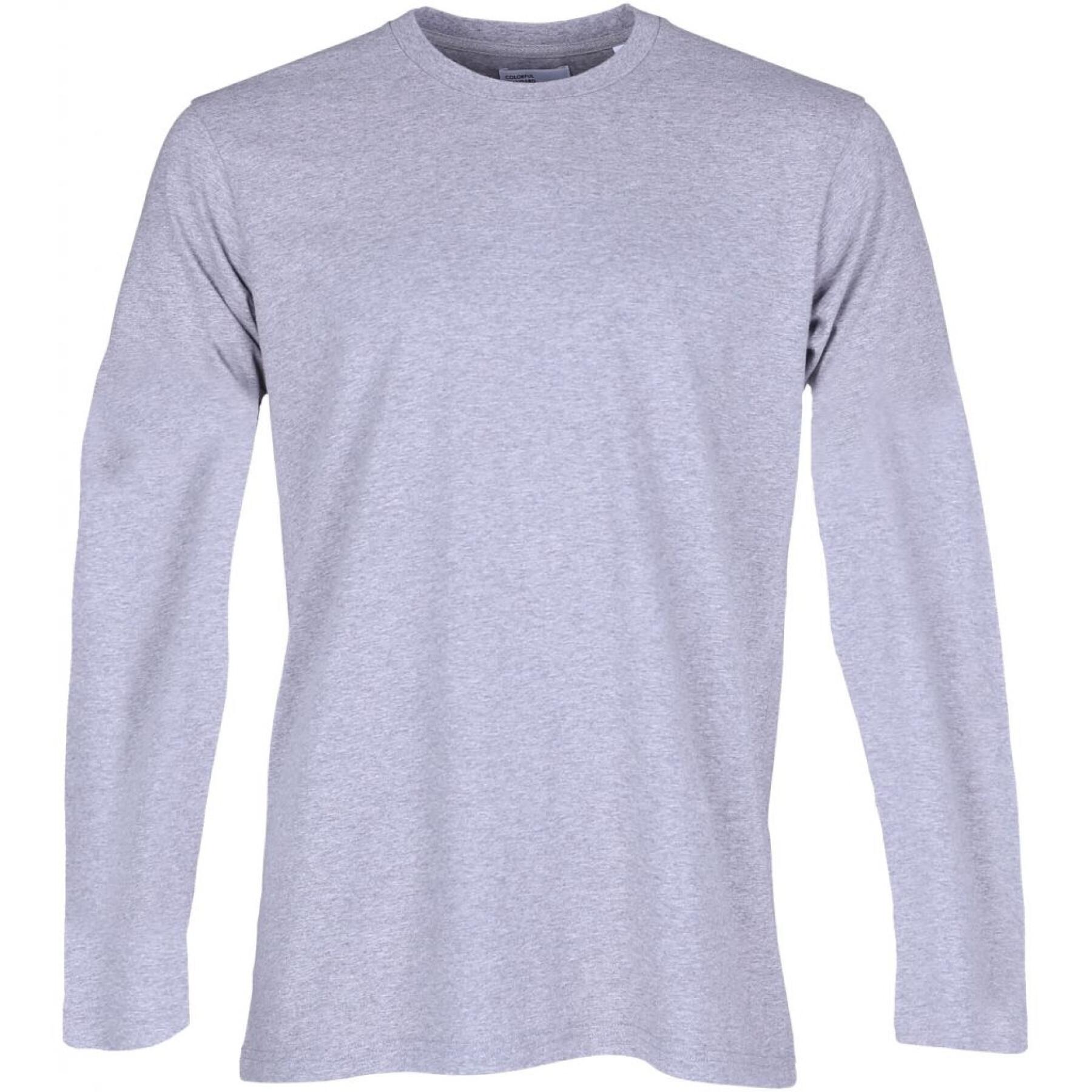 Maglietta a maniche lunghe Colorful Standard Classic Organic heather grey