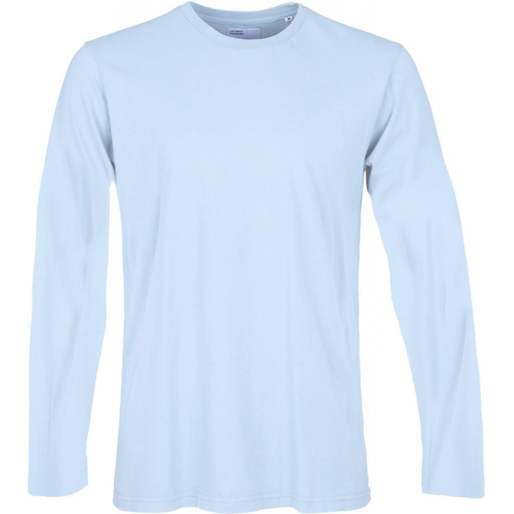 Maglietta a maniche lunghe Colorful Standard Classic Organic polar blue