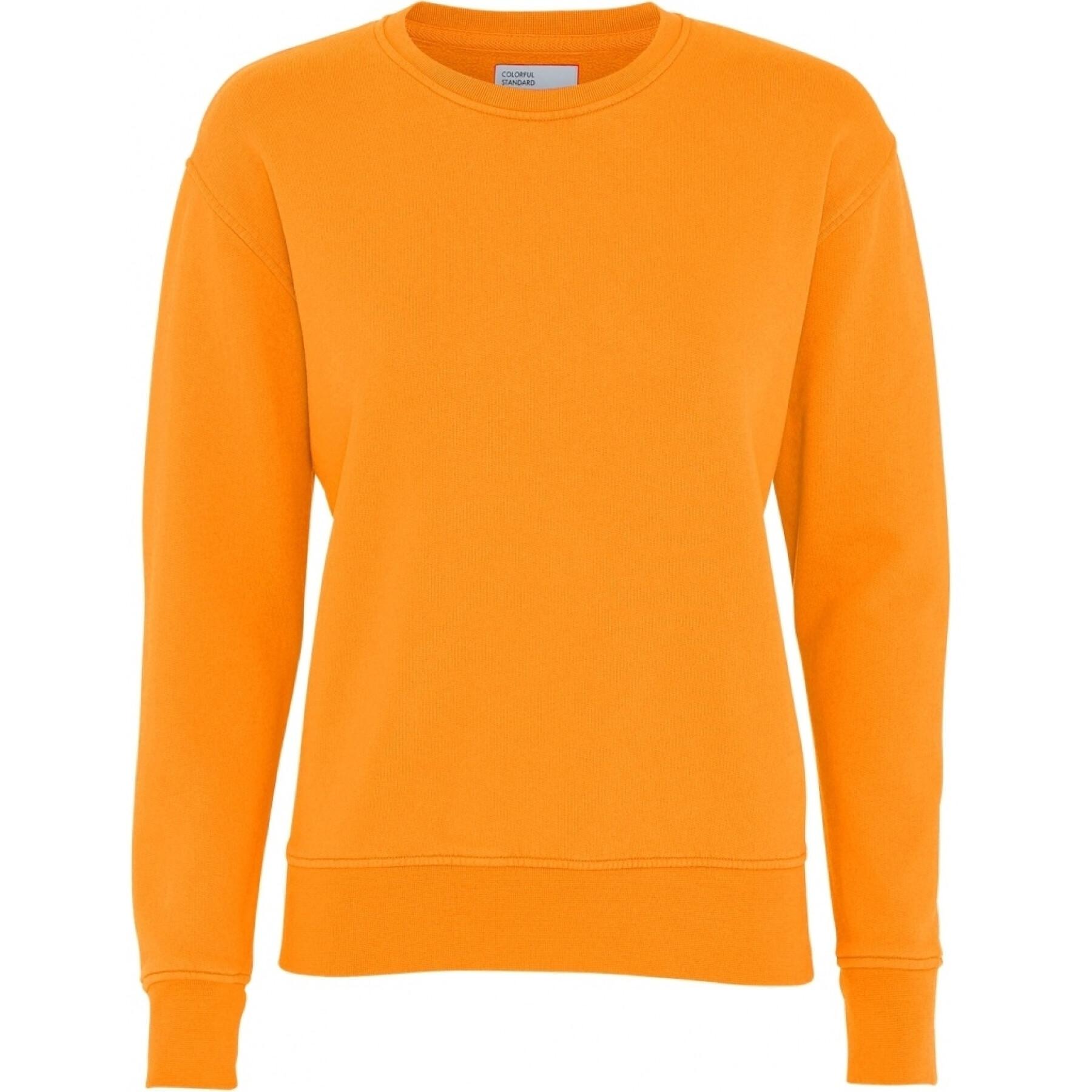 Maglione girocollo da donna Colorful Standard Classic Organic sunny orange