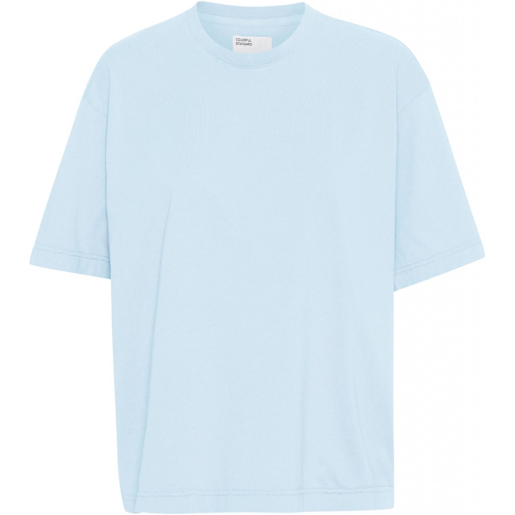 Maglietta da donna Colorful Standard Organic oversized polar blue