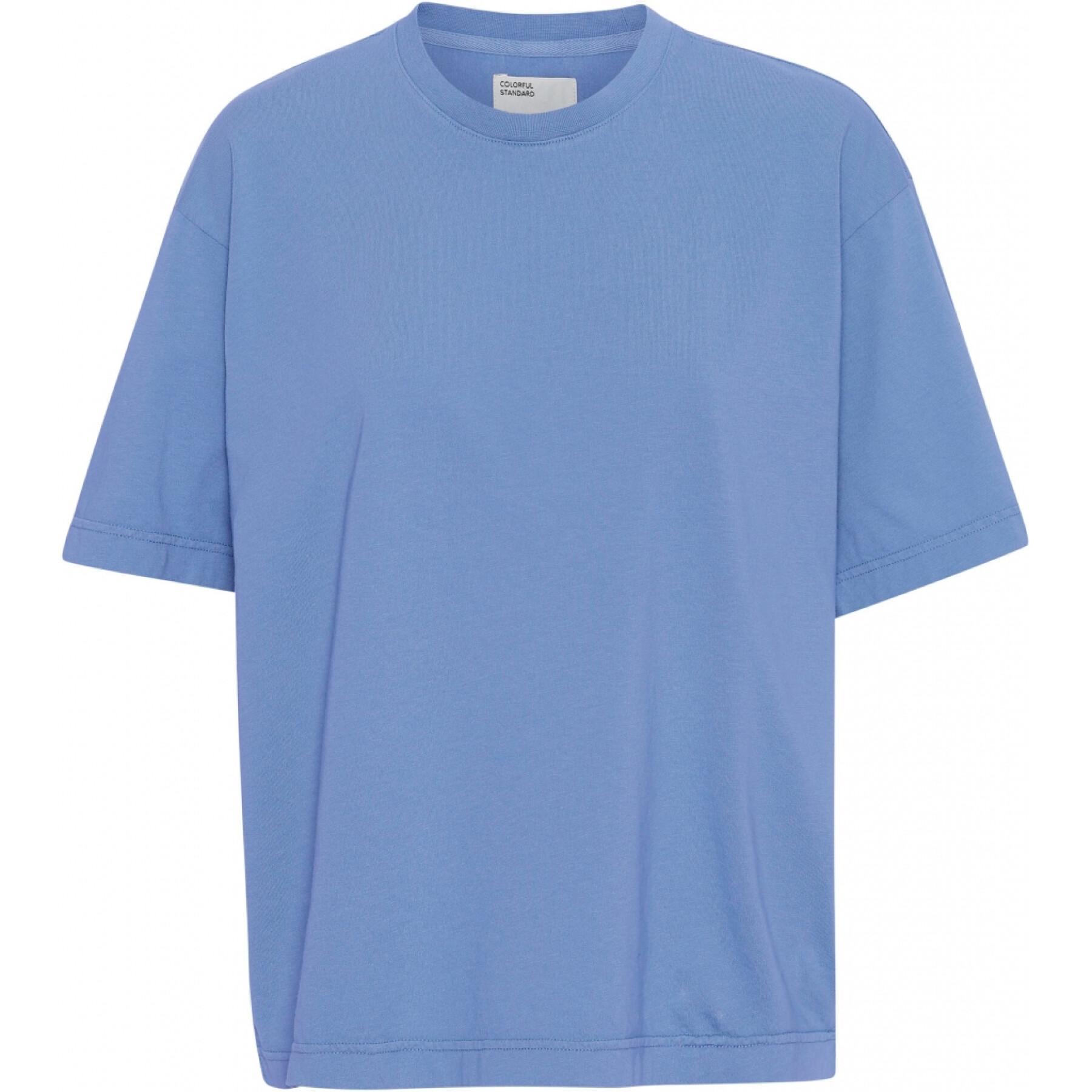 Maglietta da donna Colorful Standard Organic oversized sky blue