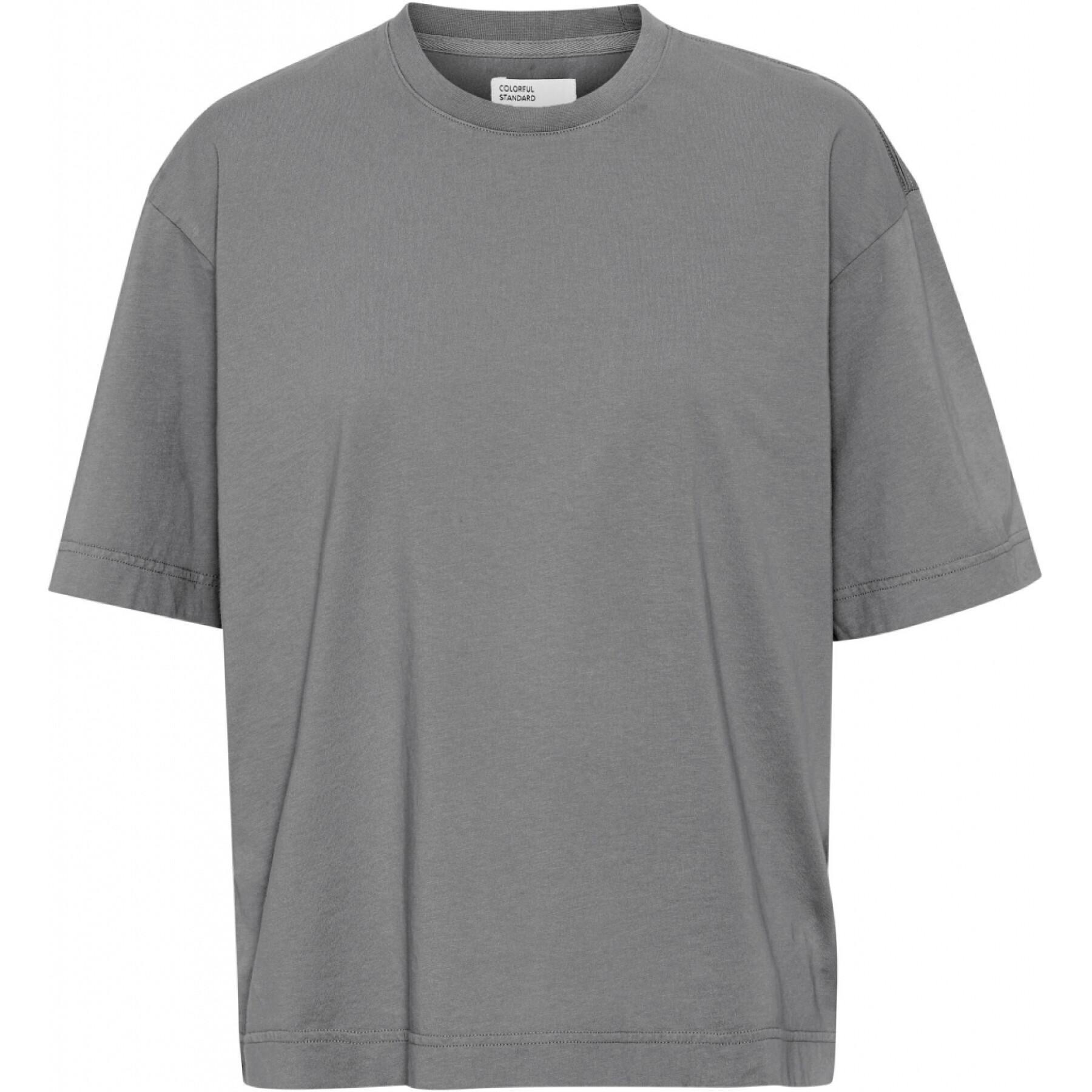 Maglietta da donna Colorful Standard Organic oversized storm grey