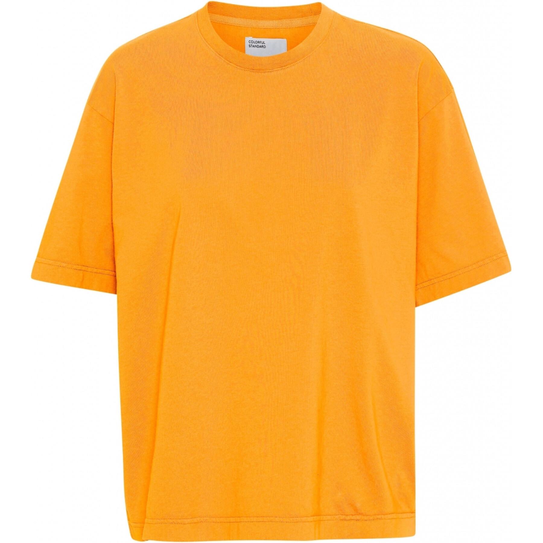 Maglietta da donna Colorful Standard Organic oversized sunny orange