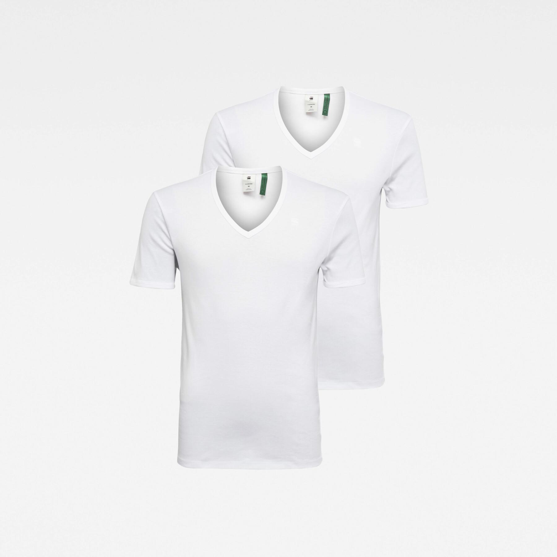 Confezione di 2 t-shirt a maniche corte G-Star Base v t