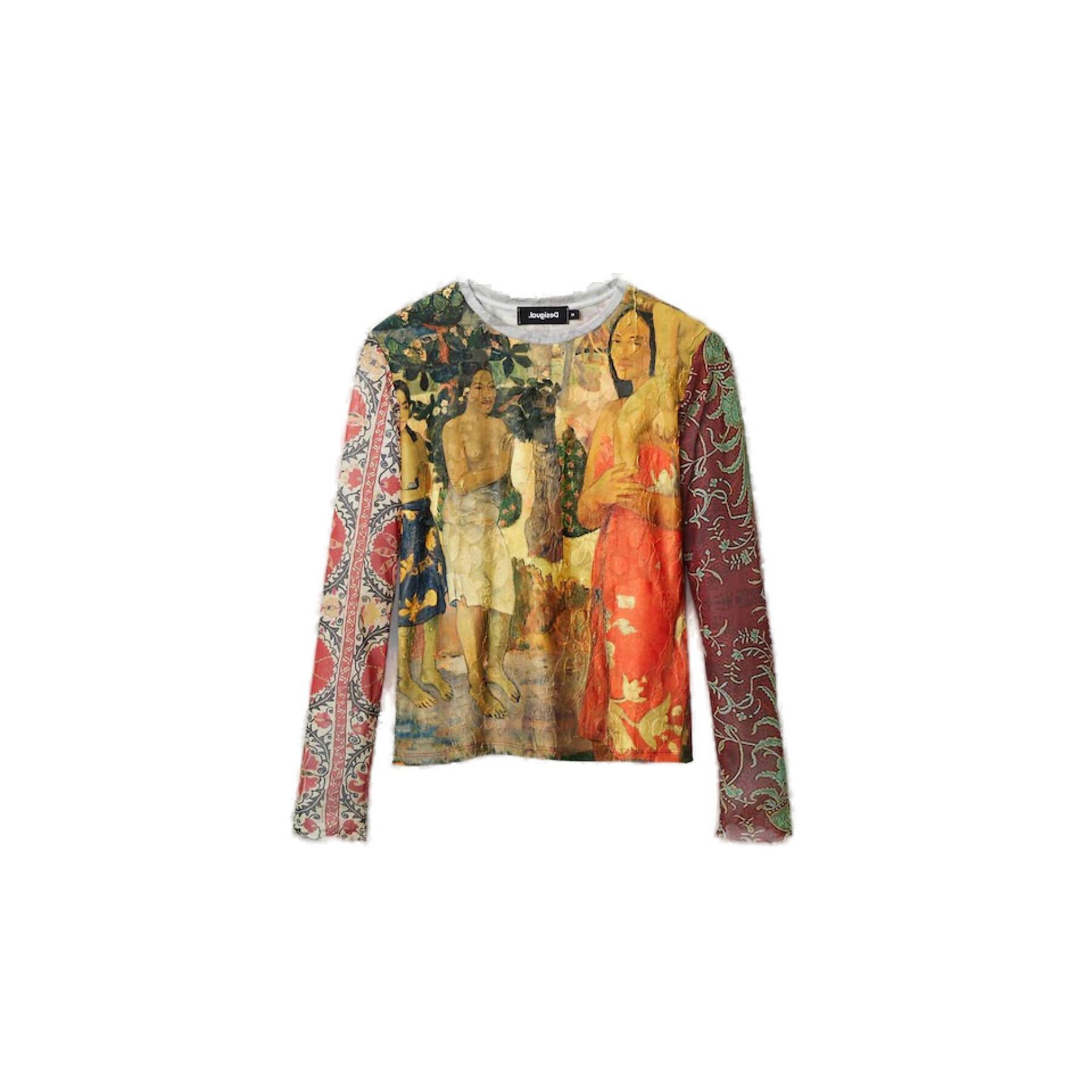 Maglietta a maniche lunghe da donna Desigual Gauguin