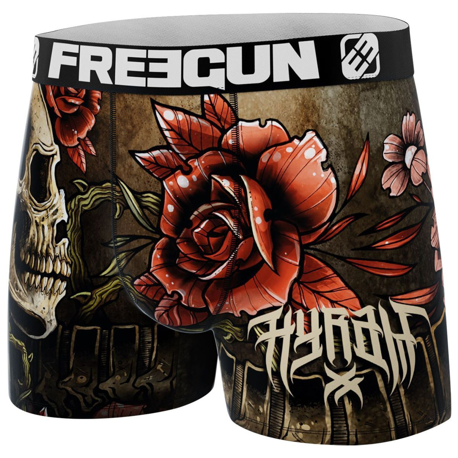 Boxer Freegun Hyraw - Skull and Roses