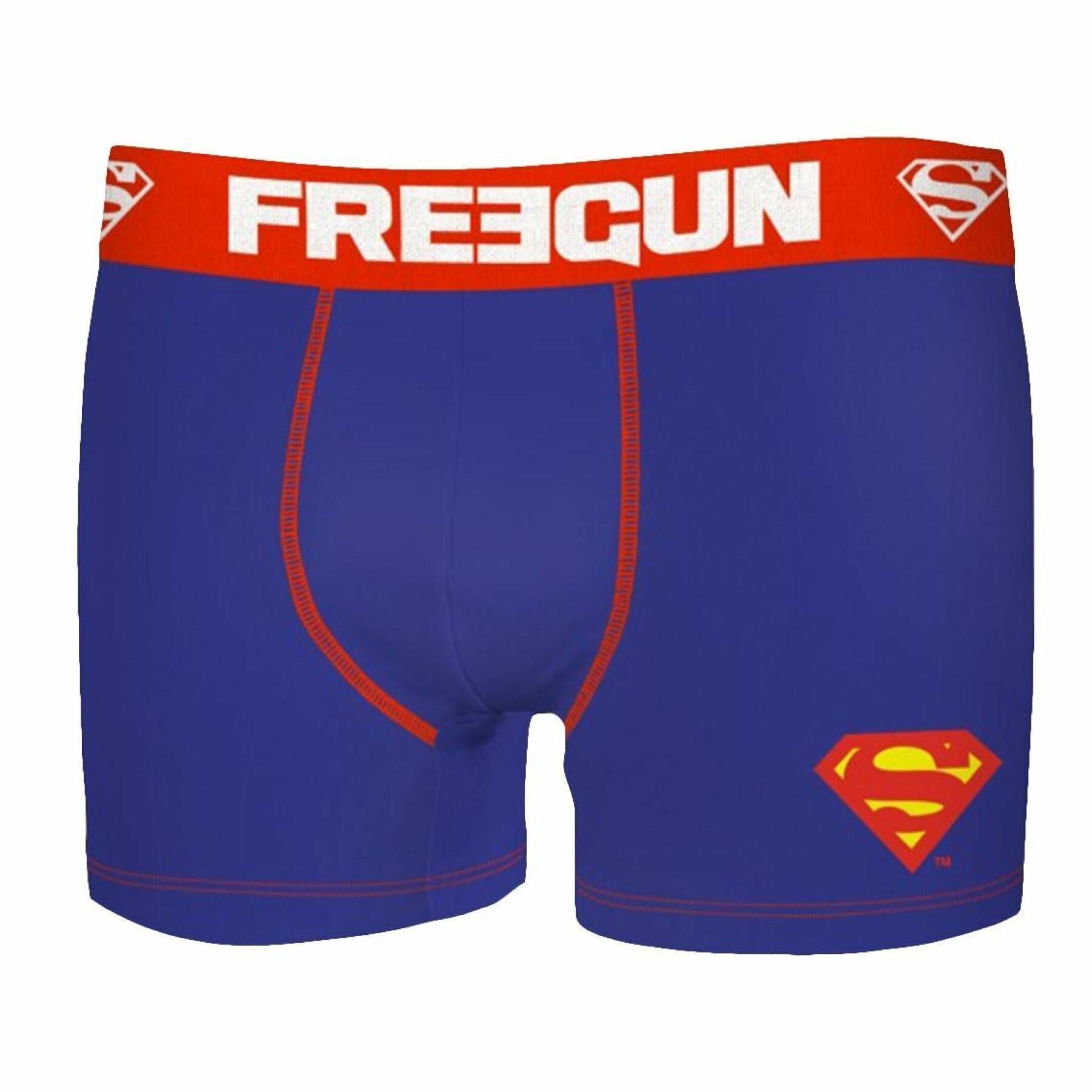 Set di 2 boxer in cotone Freegun Dc comics superman