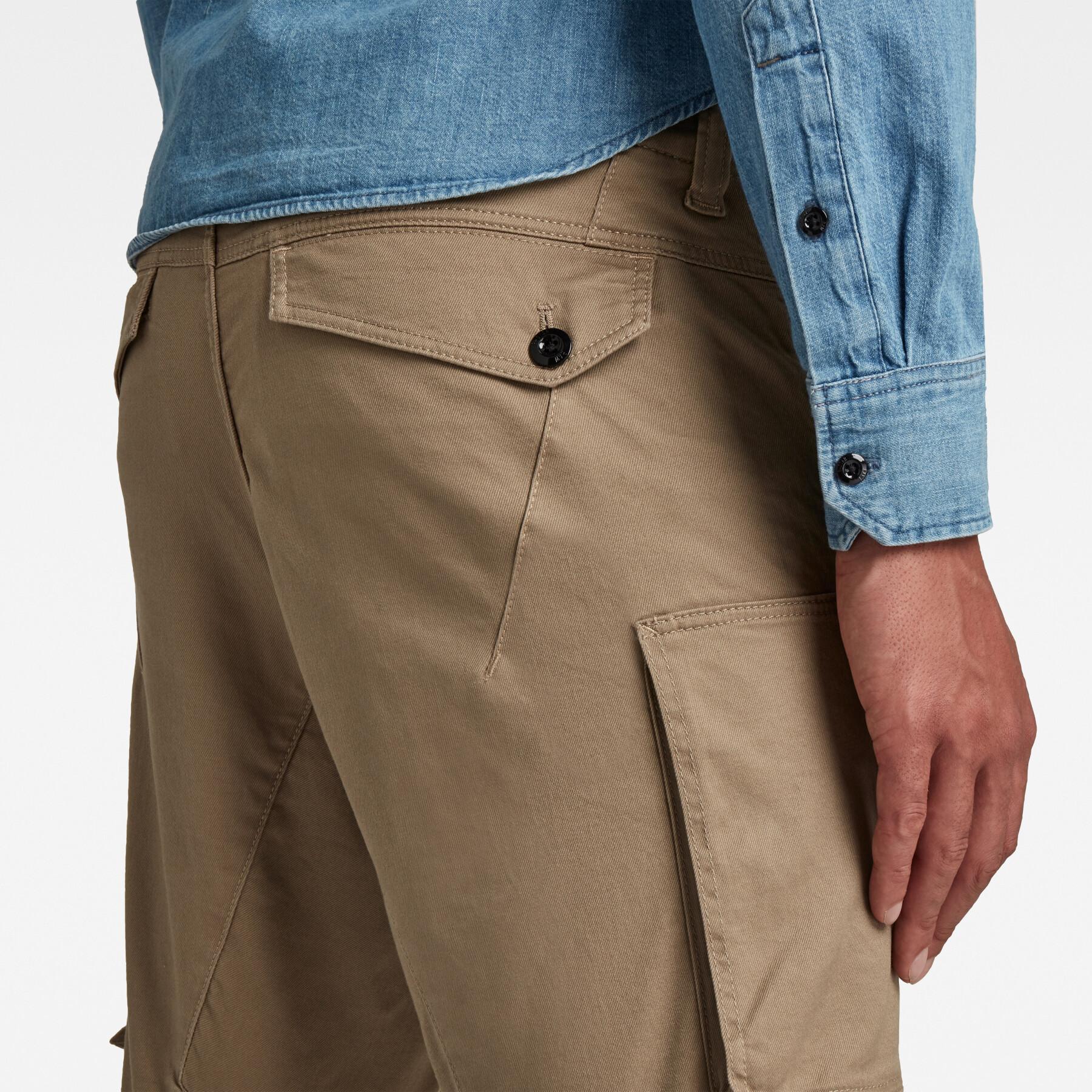 Pantaloni cargo skinny avec poche zippée G-Star 3D