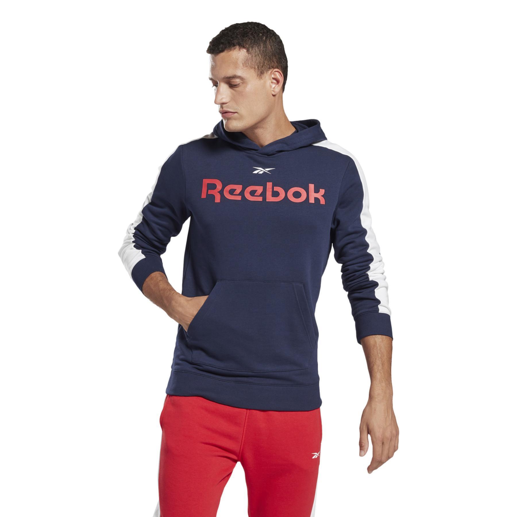 Felpa con cappuccio Reebok Training Essentials Linear Logo