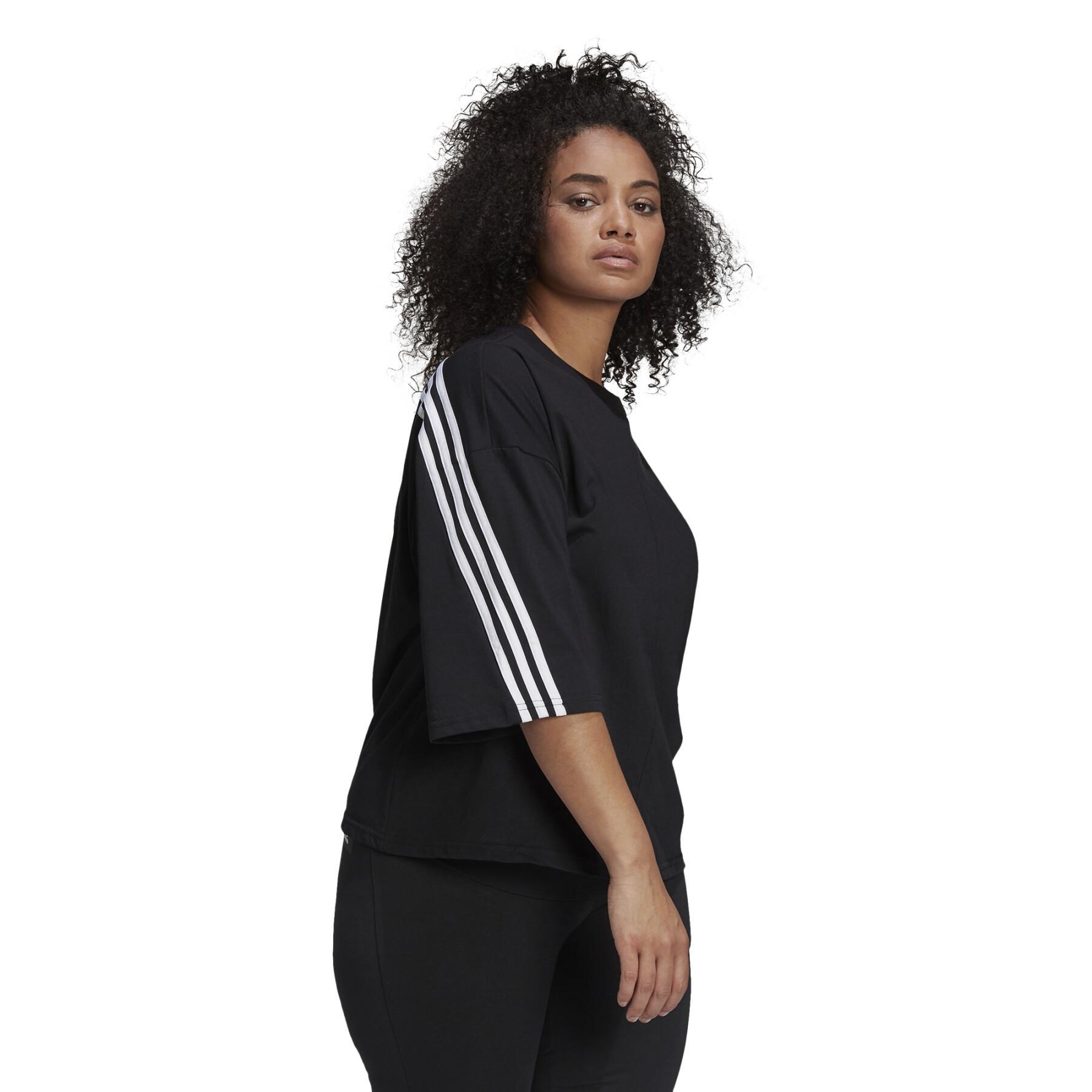 Maglietta da donna adidas Sportswear Future Icons 3-Stripes (Plus Size)