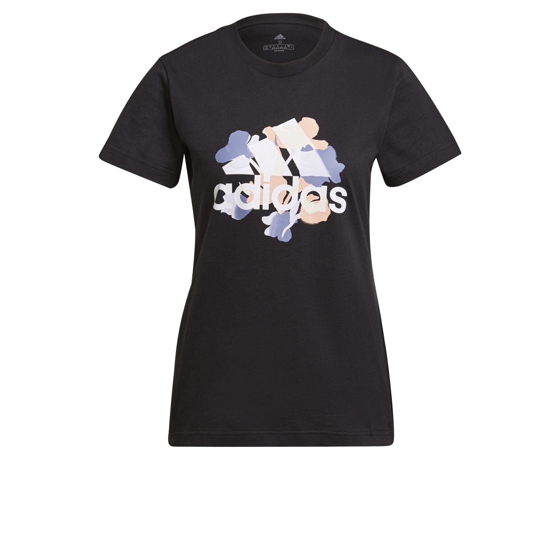 T-shirt donna adidas Floral Graphic