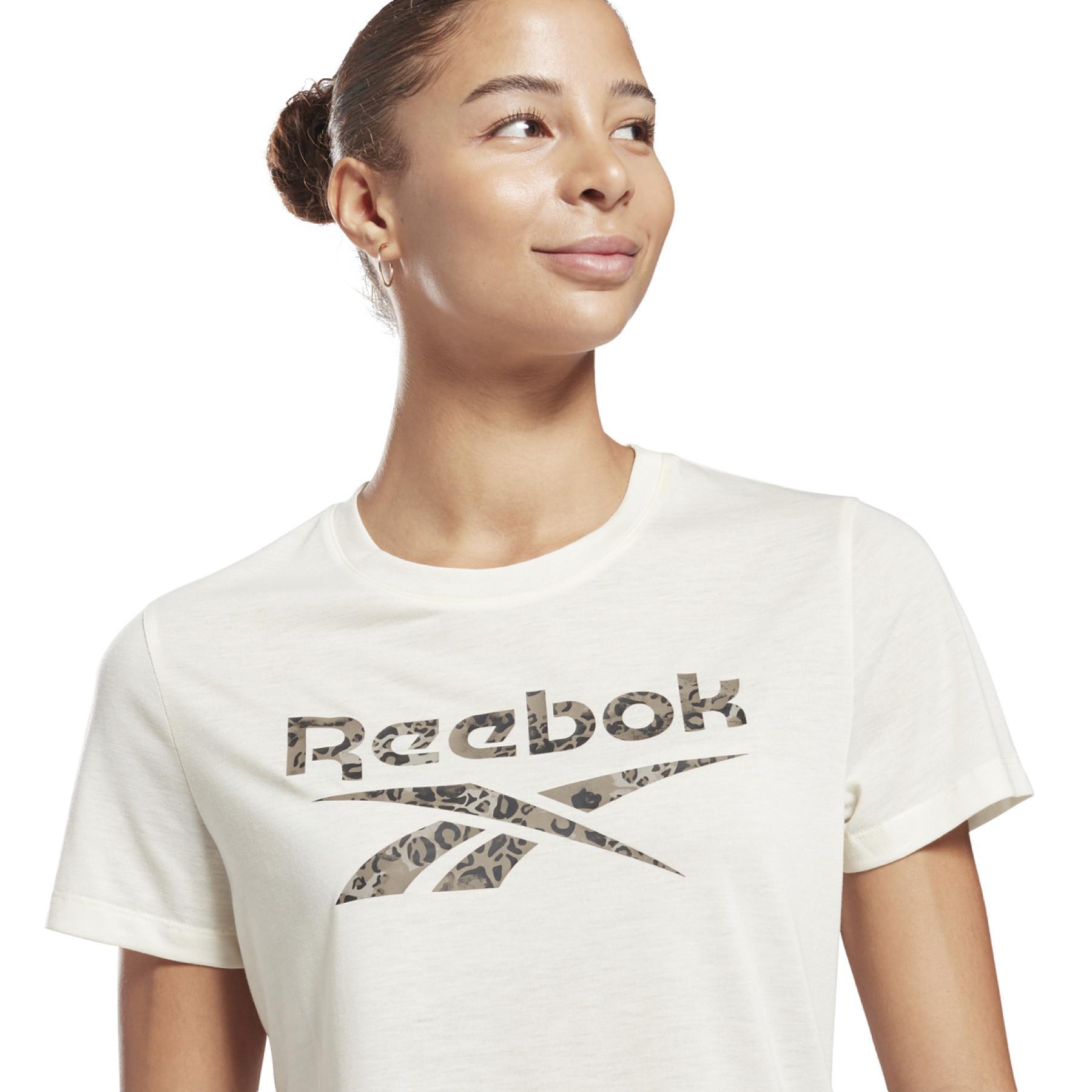 T-shirt donna Reebok Modern Safari Logo