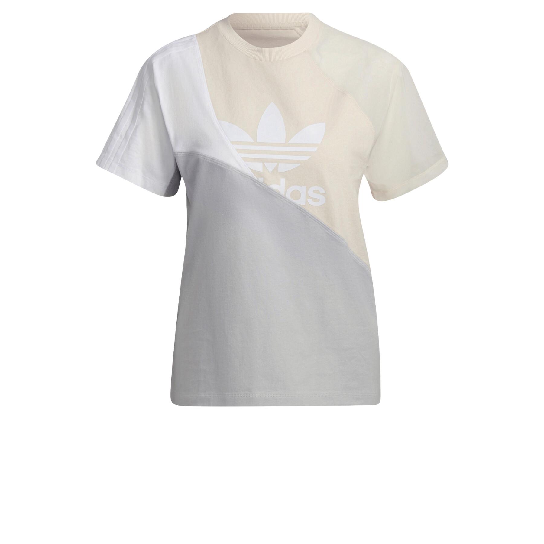 T-shirt a maniche corte da donna adidas Originals Adicolor Split Trefoil