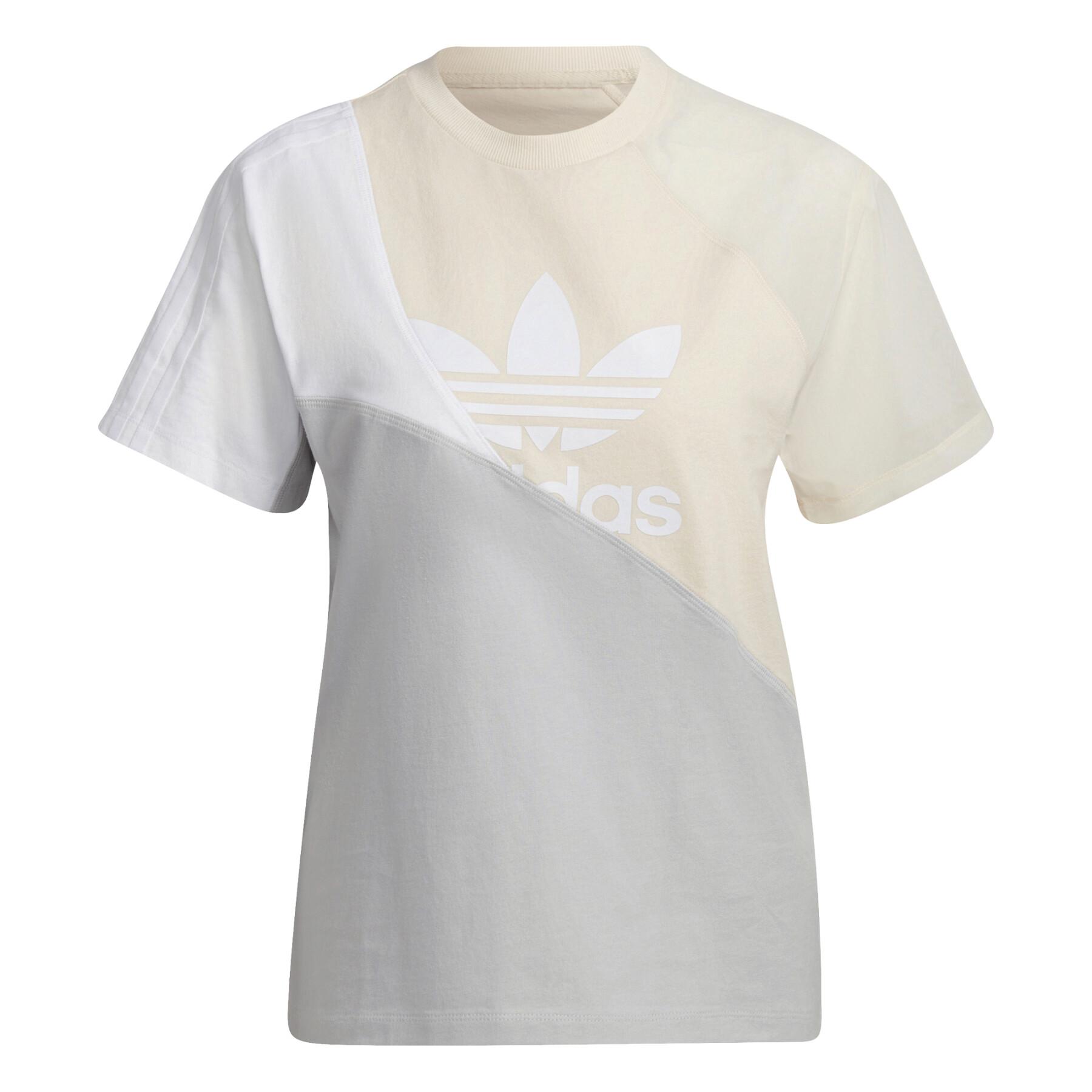T-shirt a maniche corte da donna adidas Originals Adicolor Split Trefoil