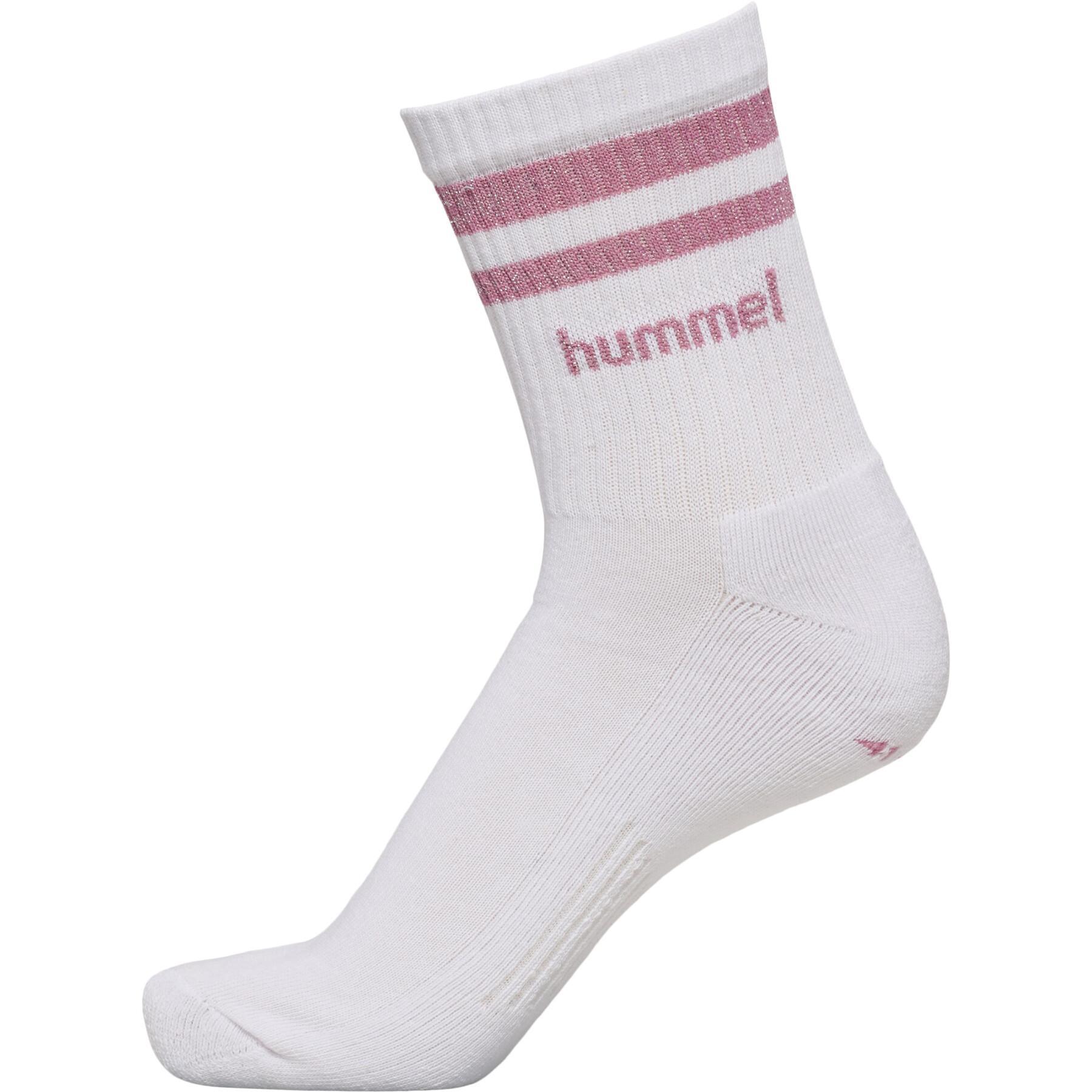 Set di 3 paia di calze da donna Hummel Retro Lurex