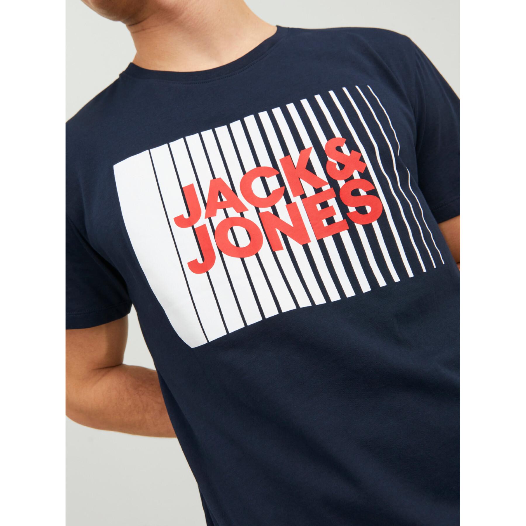 Maglietta con scollo rotondo Jack & Jones Corp Logo