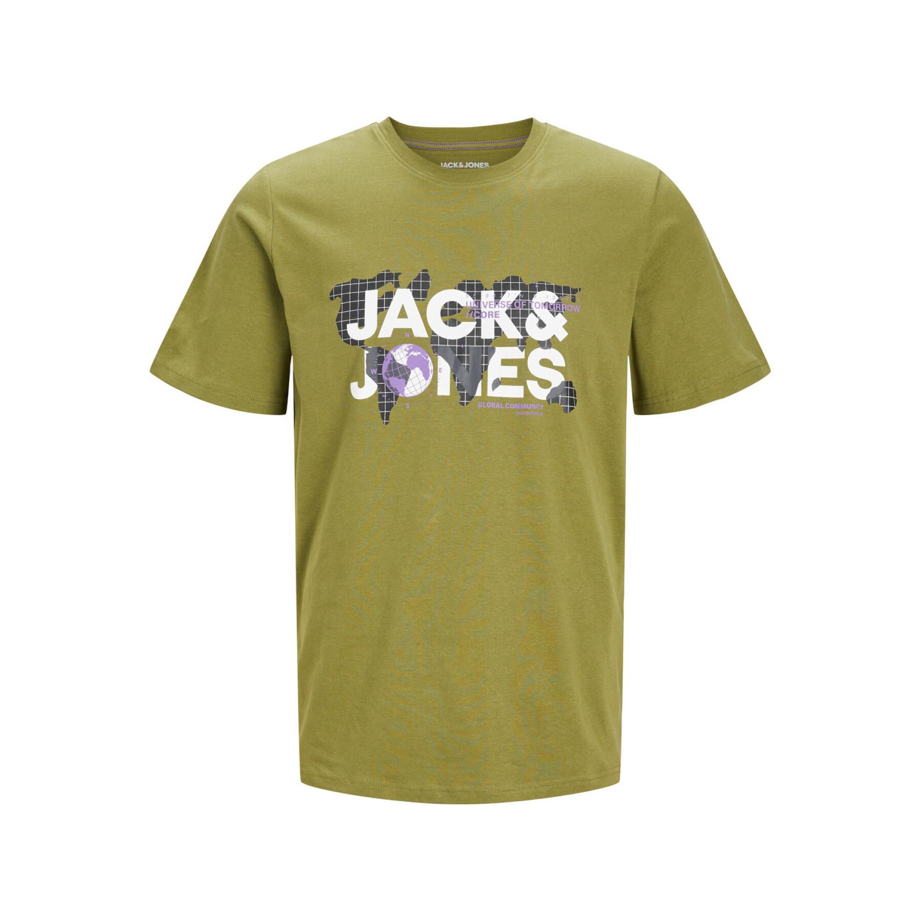 Maglietta con scollo rotondo Jack & Jones Dust