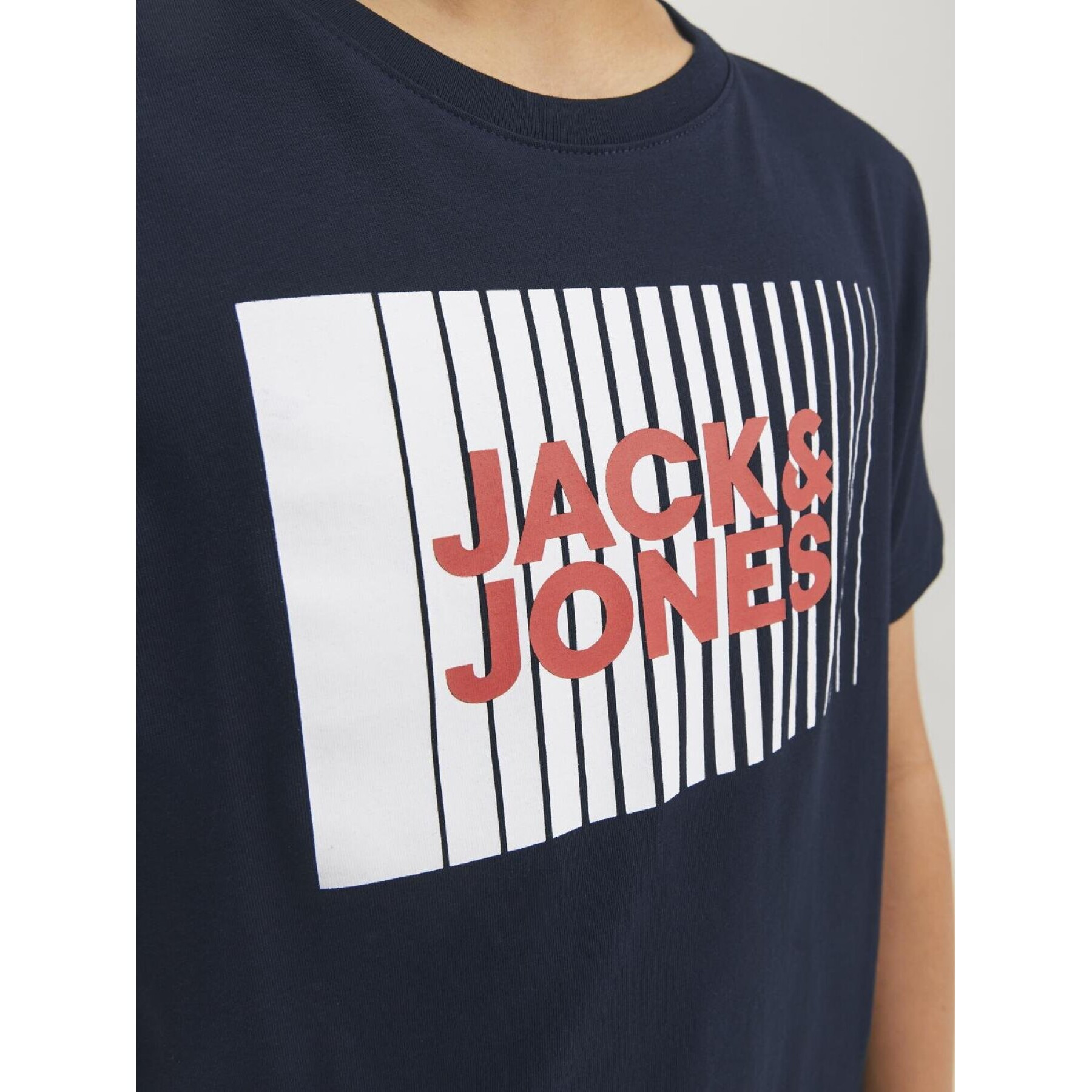 T-shirt girocollo bambino Jack & Jones Corp Logo Play