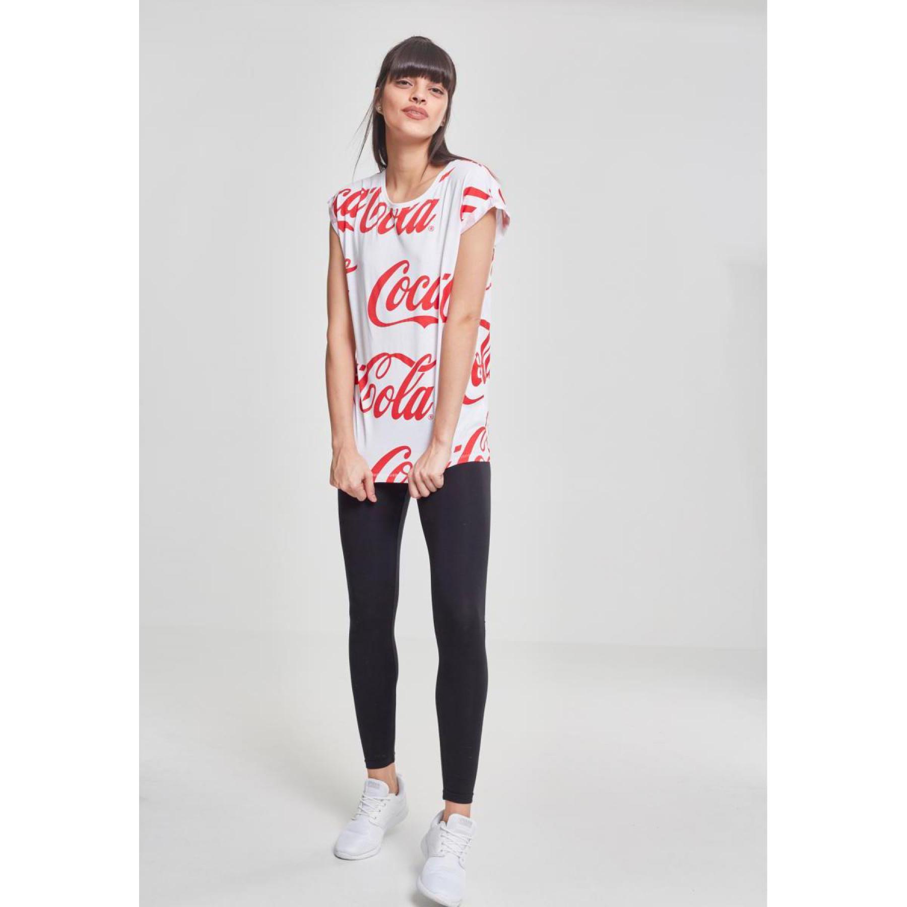 T-shirt donna Urban Classic coca cola