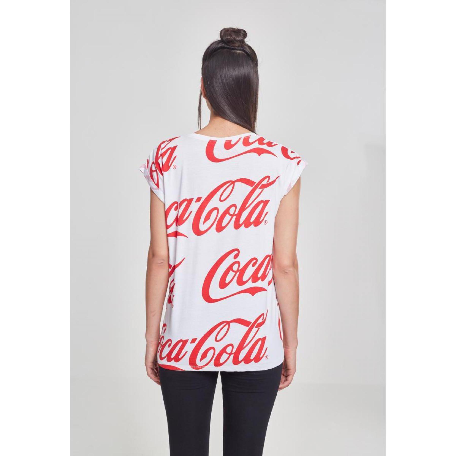 T-shirt donna Urban Classic coca cola