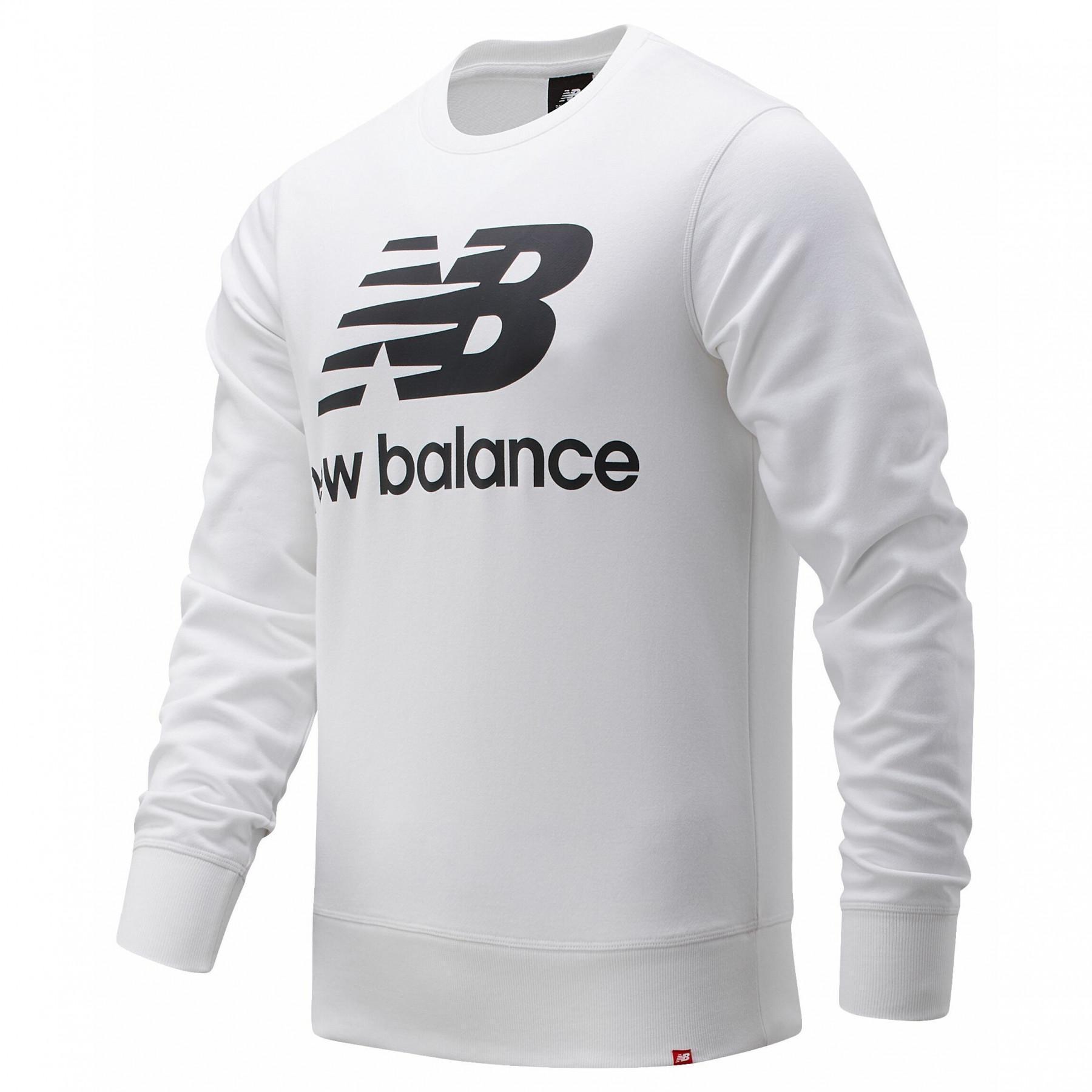 Felpa New Balance essentials stacked logo crew