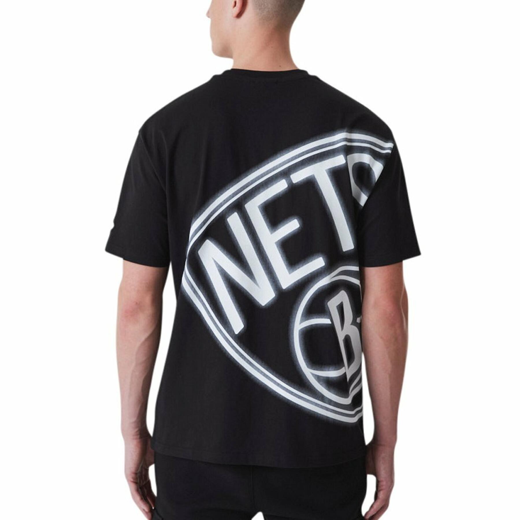 T-shirt oversize Brookyln Nets NBA BP Neon