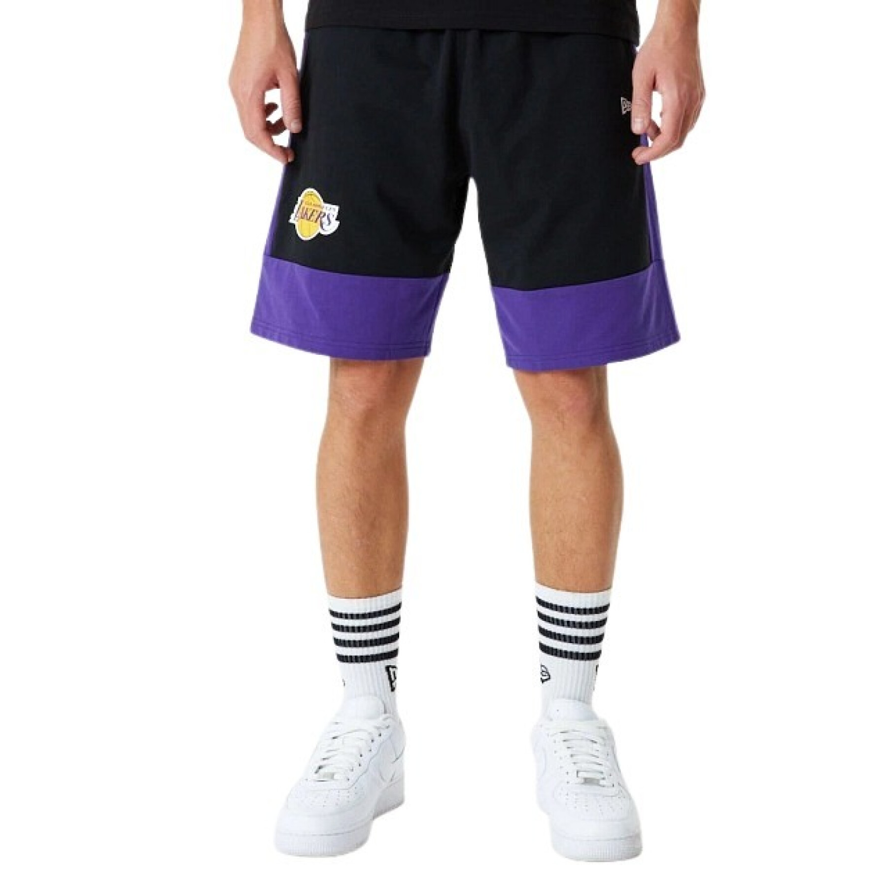 Pantaloncini Lakers nba a blocchi di colore