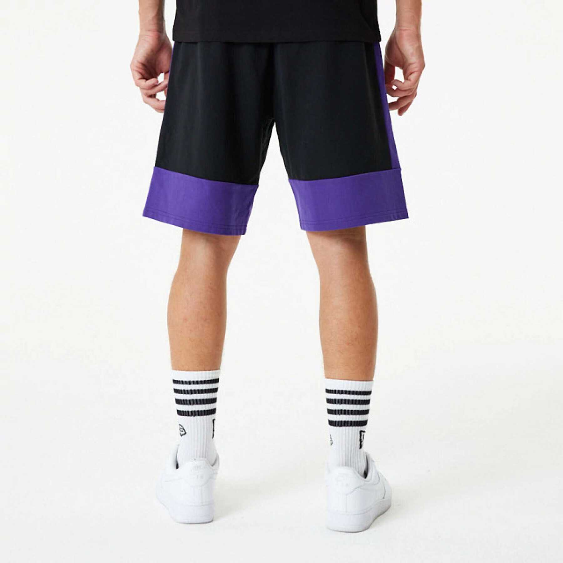 Pantaloncini Lakers nba a blocchi di colore