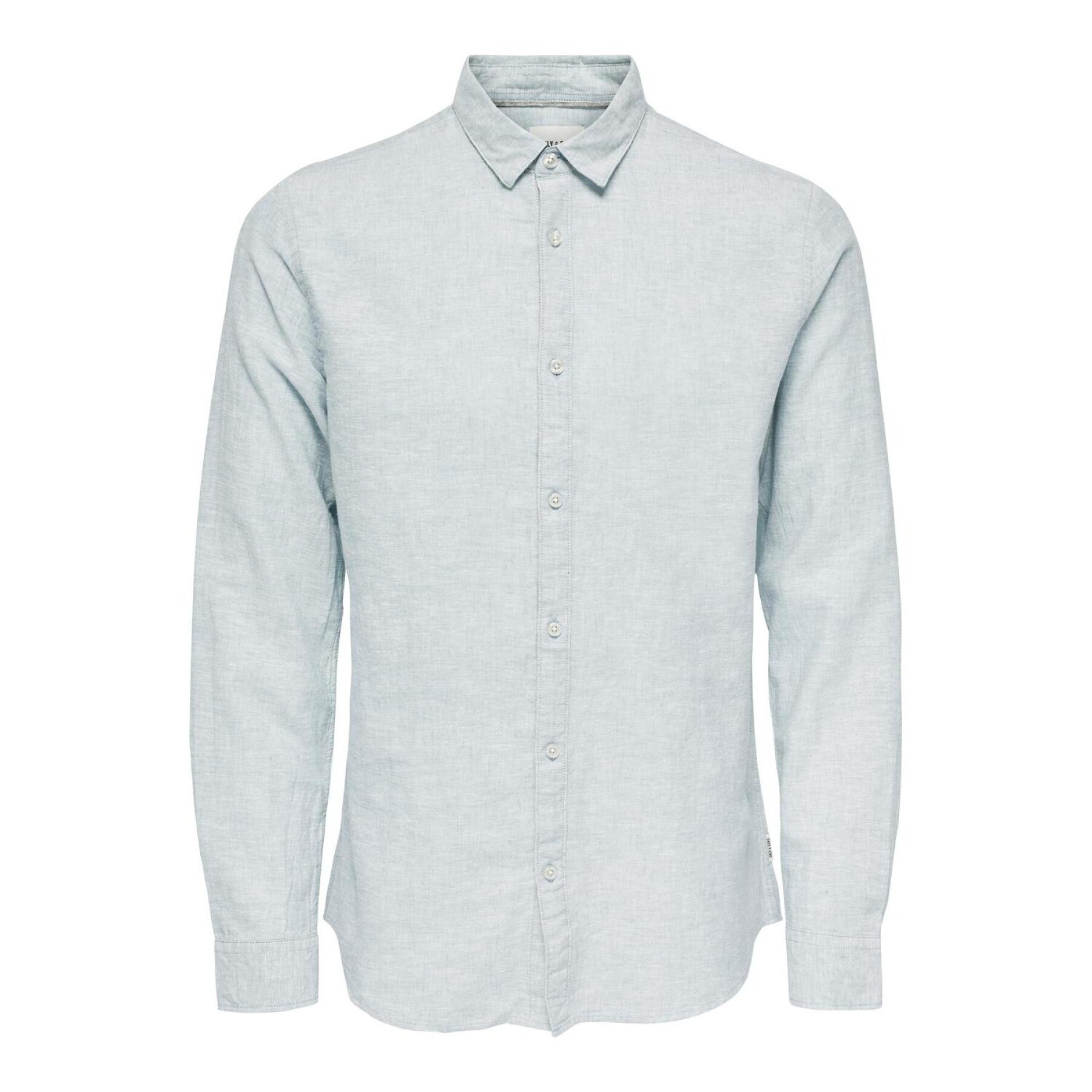 Camicia a maniche lunghe Only & Sons Caiden Solid Linen